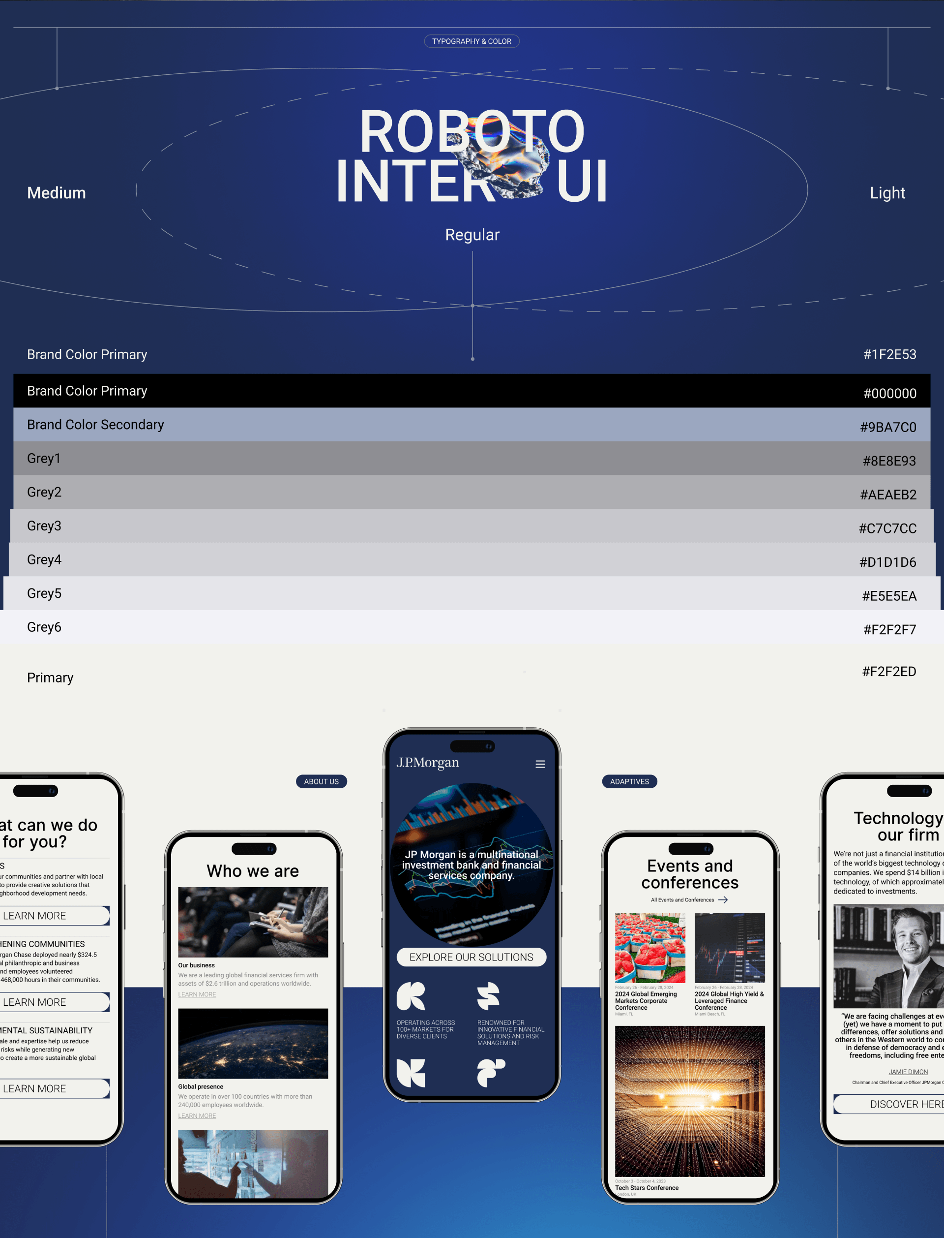 JP Morgan website redesign concept — Изображение №12 — Интерфейсы, Брендинг на Dprofile