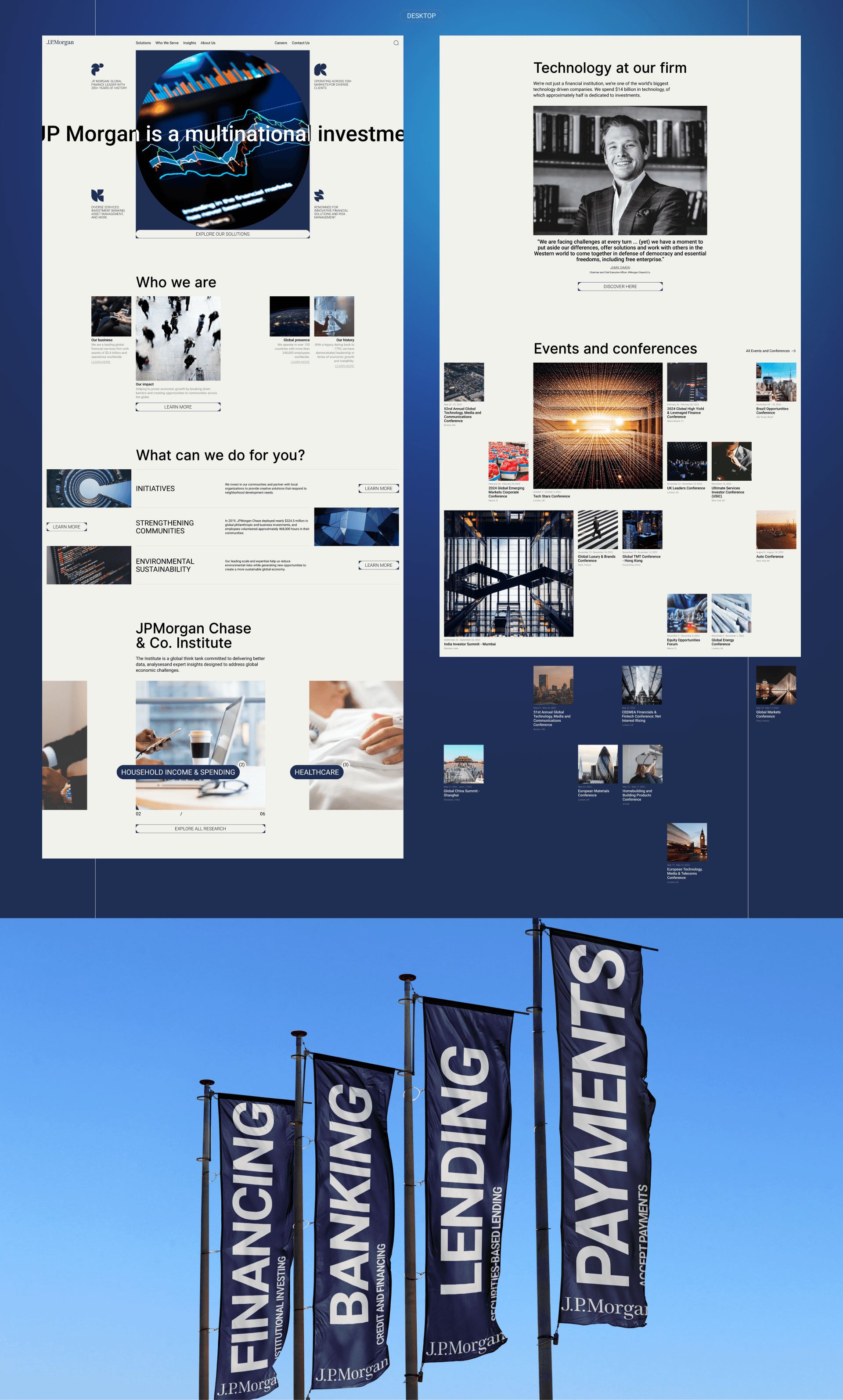 JP Morgan website redesign concept — Изображение №13 — Интерфейсы, Брендинг на Dprofile