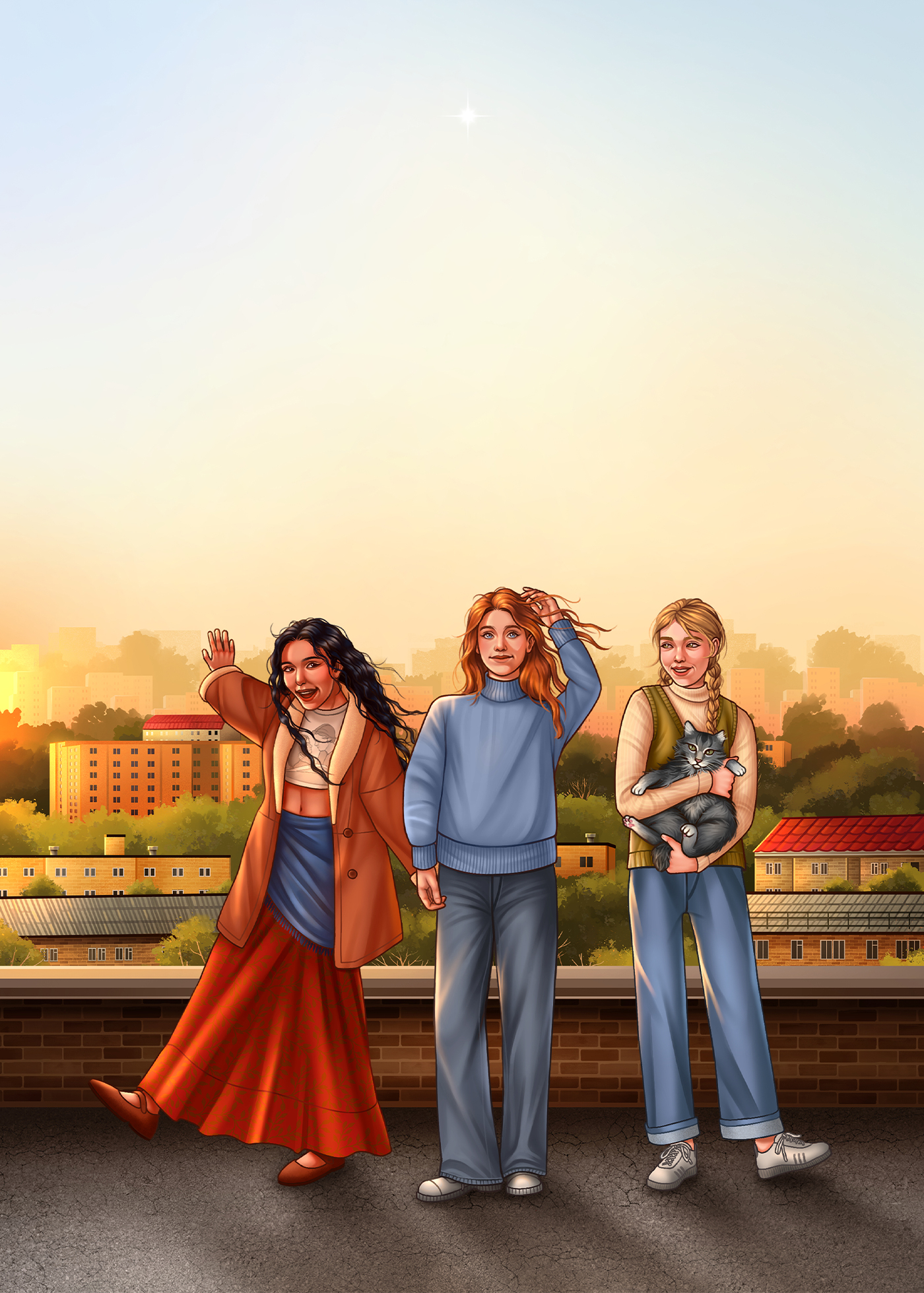 Иллюстрации для книги «Забери меня в страну без имени» — Изображение №4 — Иллюстрация, Графика на Dprofile