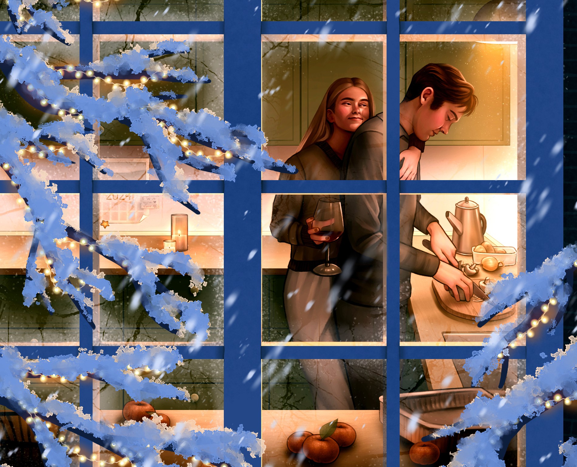 Постер "Семейный уют" — Иллюстрация на Dprofile