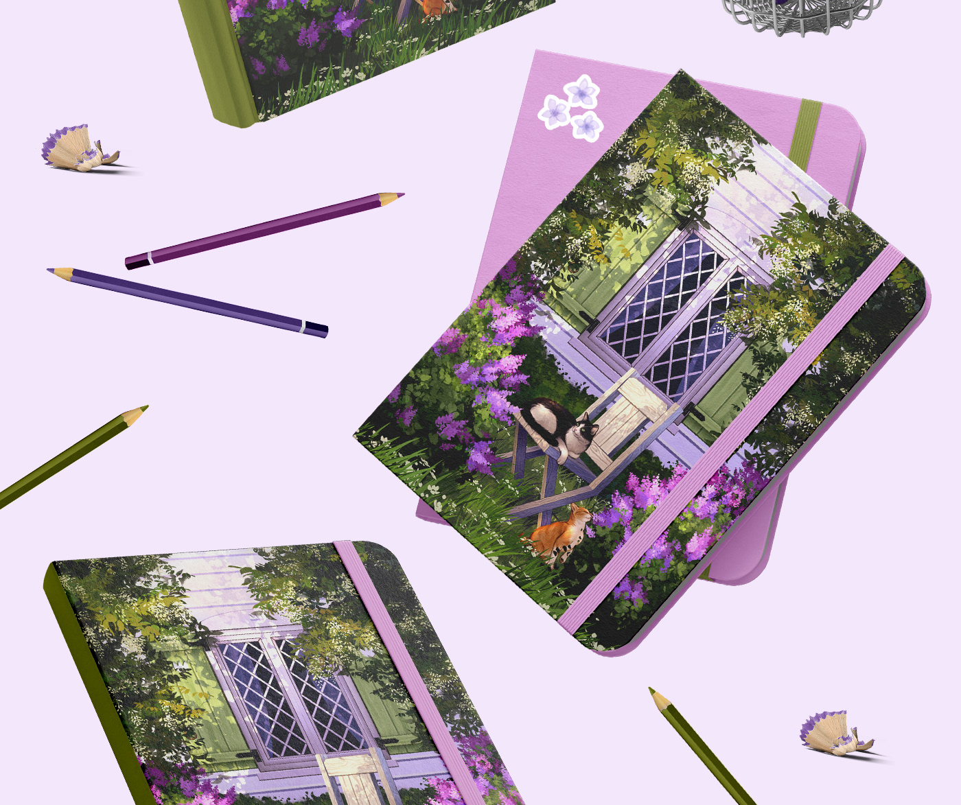 Обложка для книги/блокнота — Изображение №4 — Иллюстрация, Графика на Dprofile