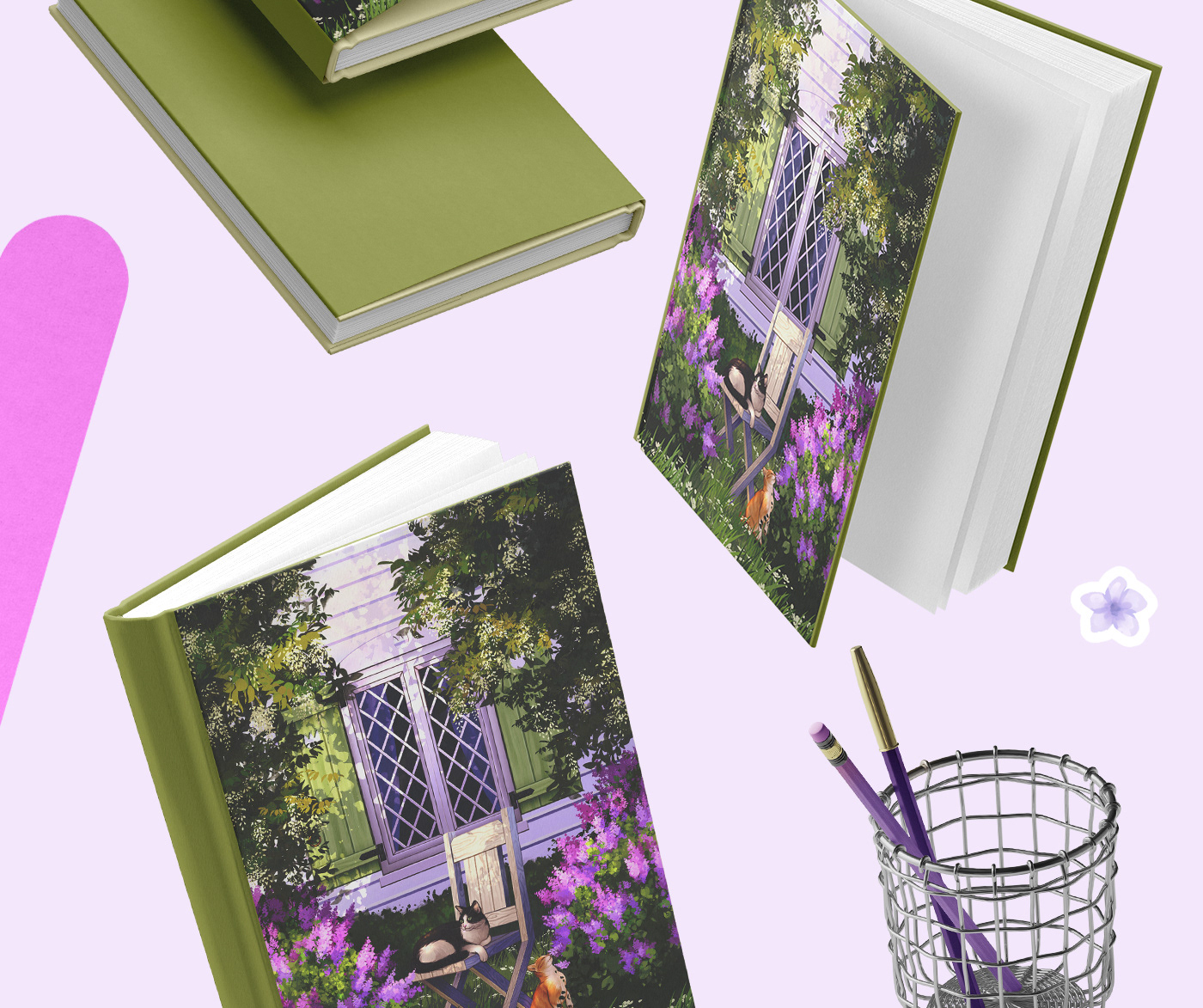 Обложка для книги/блокнота — Изображение №3 — Иллюстрация, Графика на Dprofile