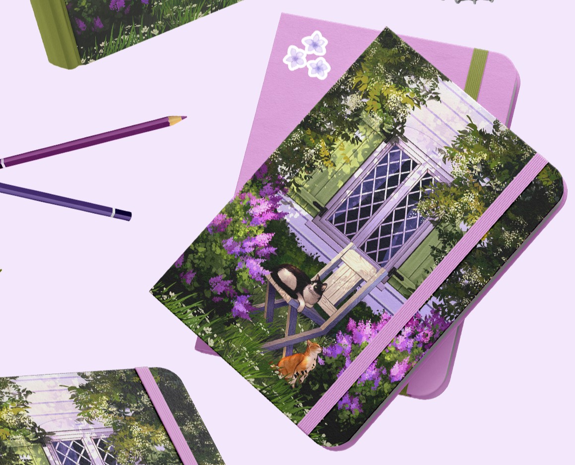 Обложка для книги/блокнота — Иллюстрация, Графика на Dprofile