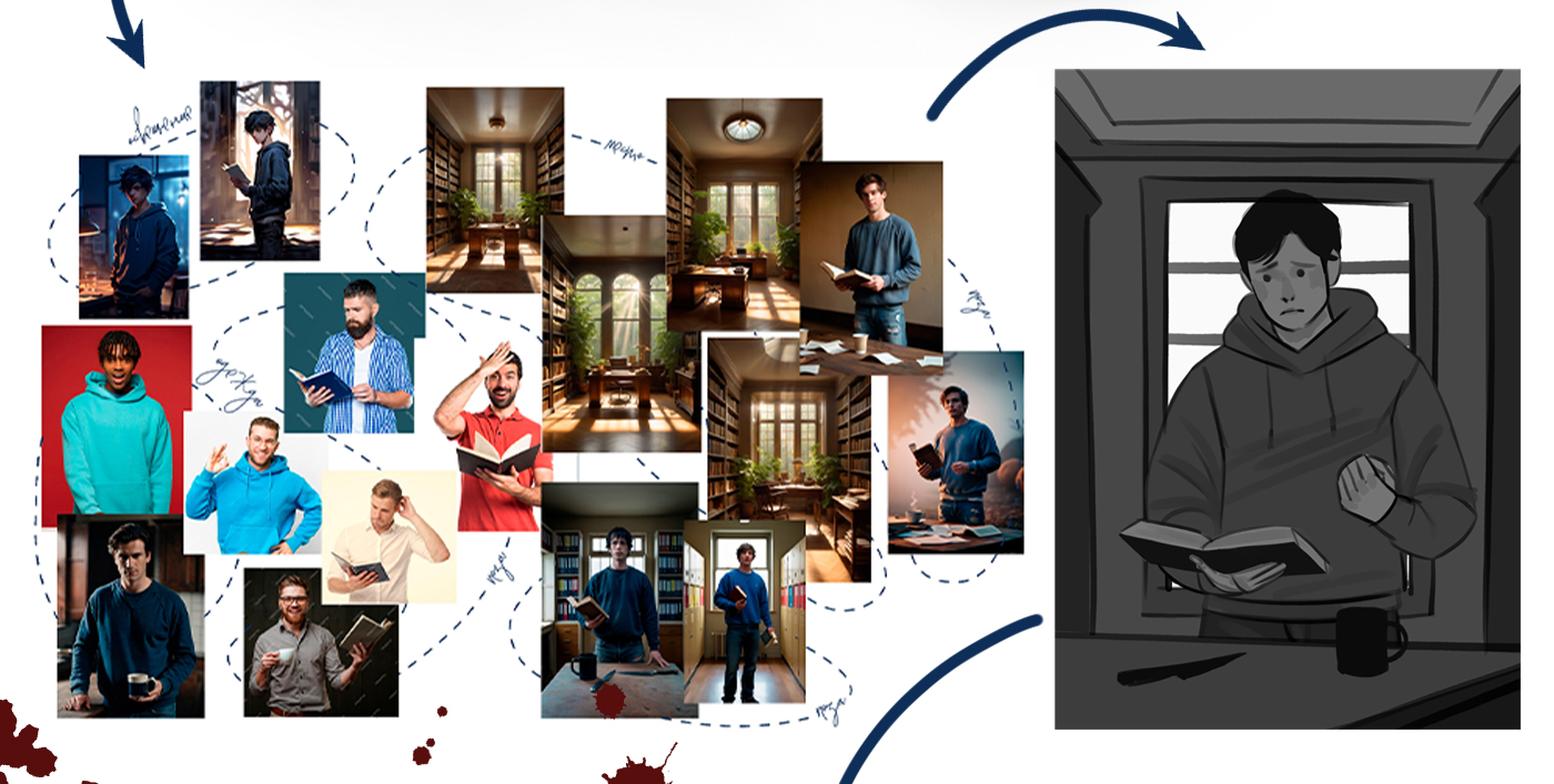 Обложка книги "21, 55, 01" — Изображение №3 — Иллюстрация, Графика на Dprofile