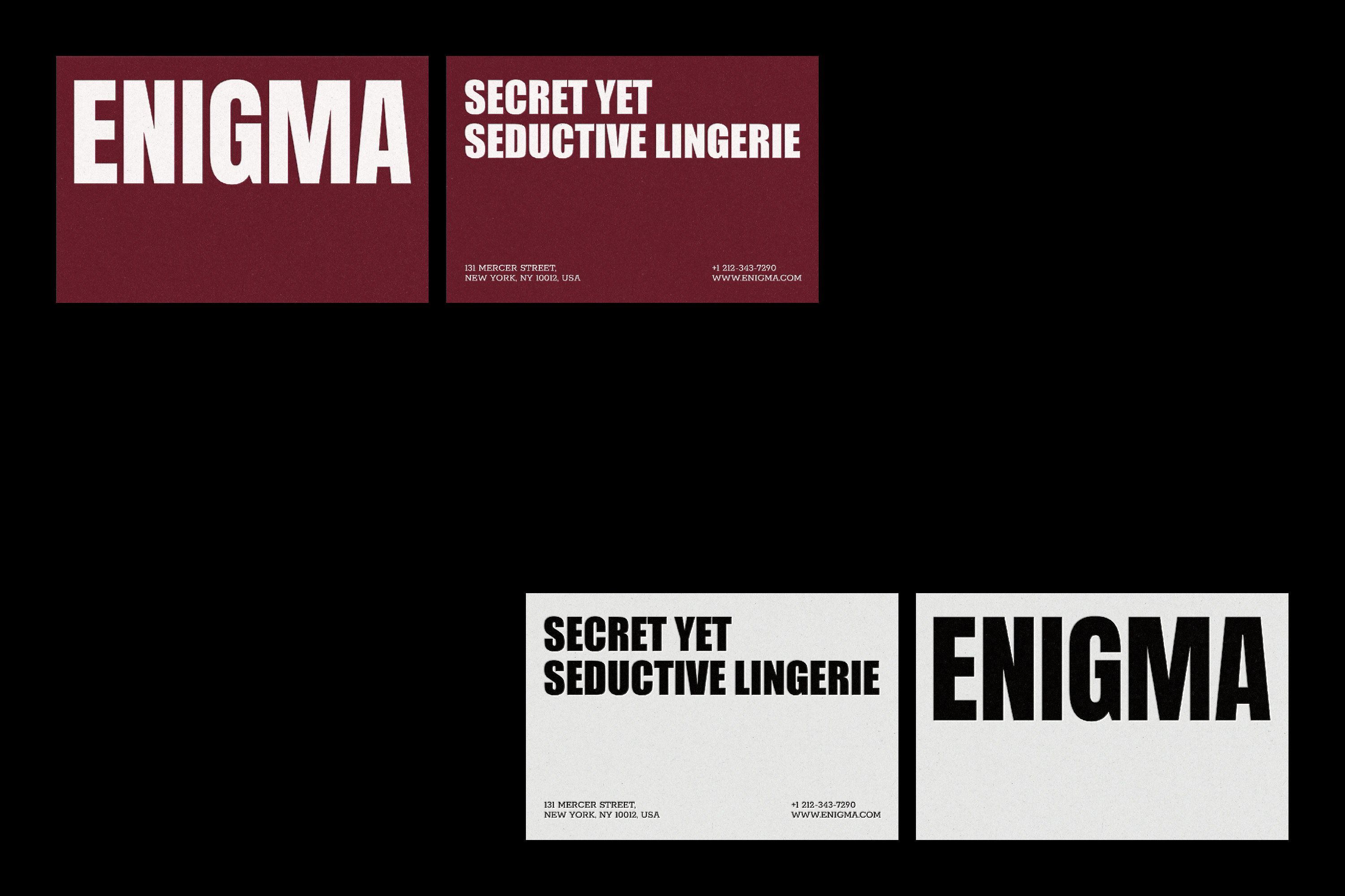 ENIGMA / Айдентика для бренда нижнего белья — Изображение №16 — Брендинг, Графика на Dprofile