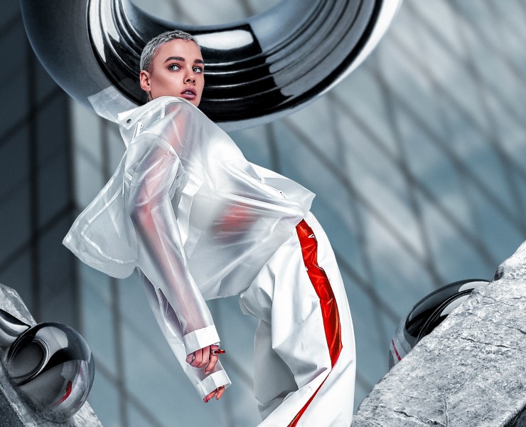 Key visual. Футуризм, мода, одежда на Dprofile