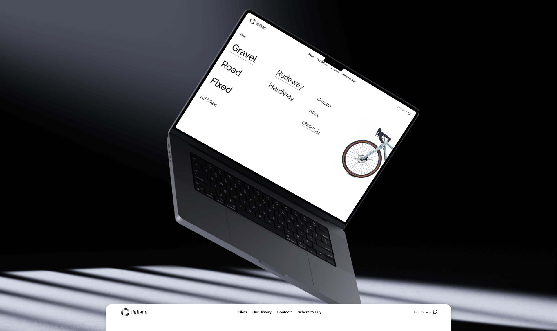 Outleap Bikes - Redesign Website — Изображение №3 — Интерфейсы на Dprofile