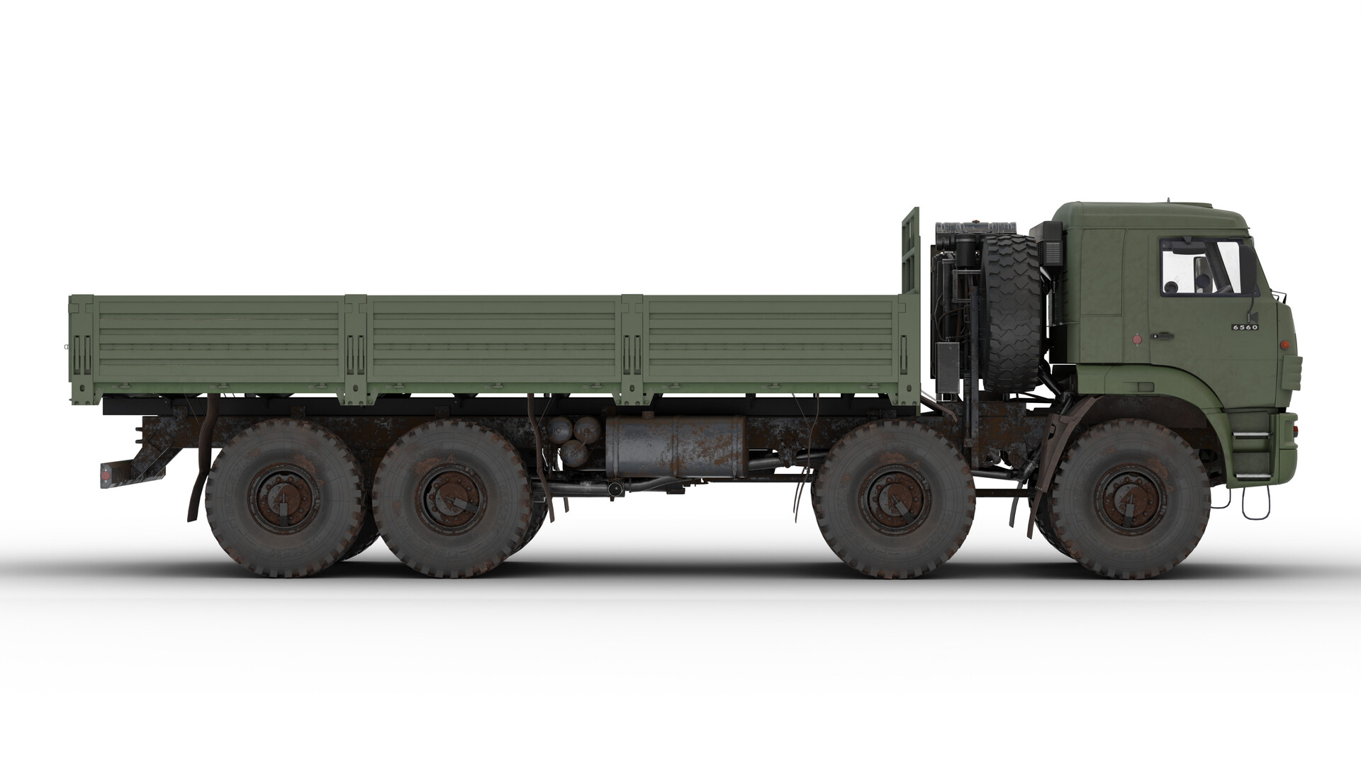 3D модель грузовика Камаз 6560 — Изображение №3 — 3D на Dprofile