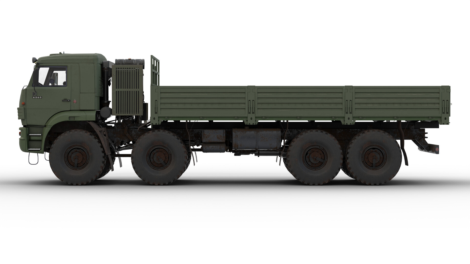 3D модель грузовика Камаз 6560 — Изображение №2 — 3D на Dprofile