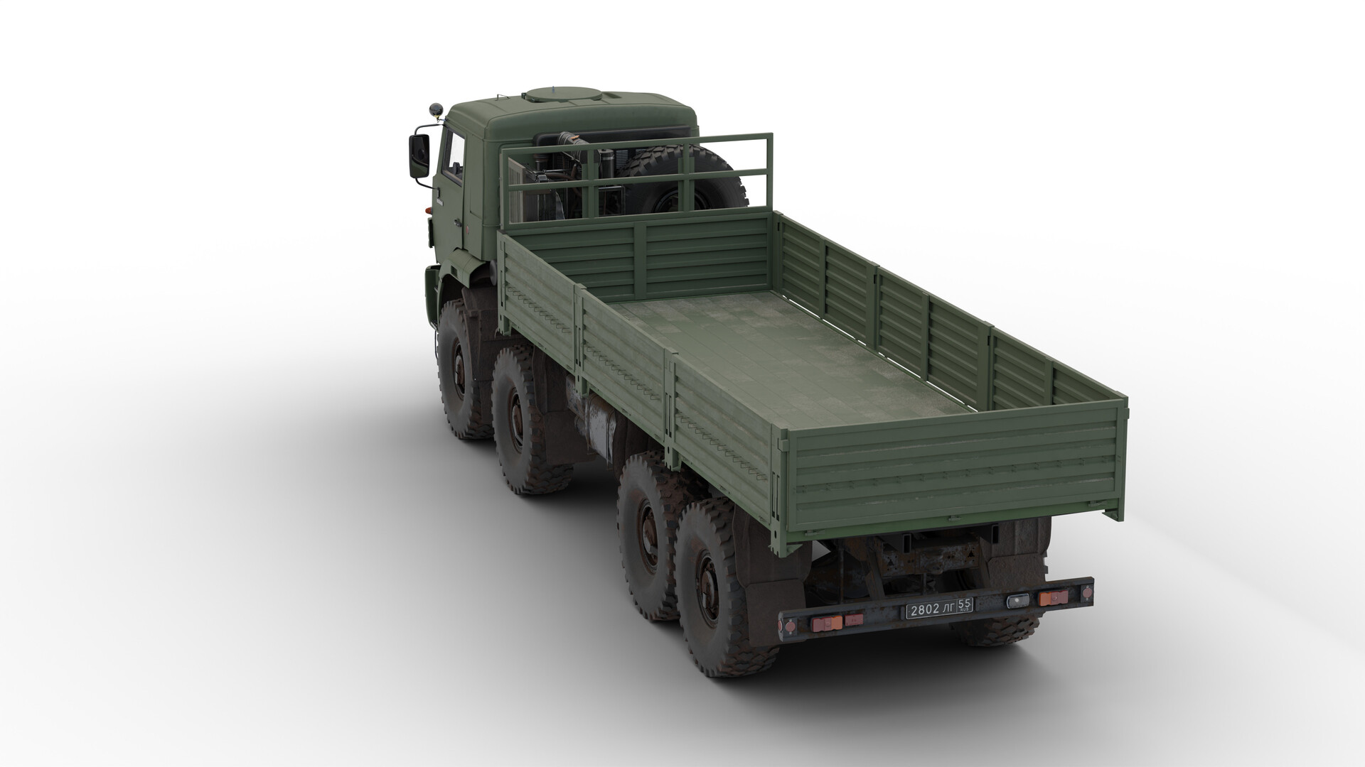 3D модель грузовика Камаз 6560 — Изображение №4 — 3D на Dprofile