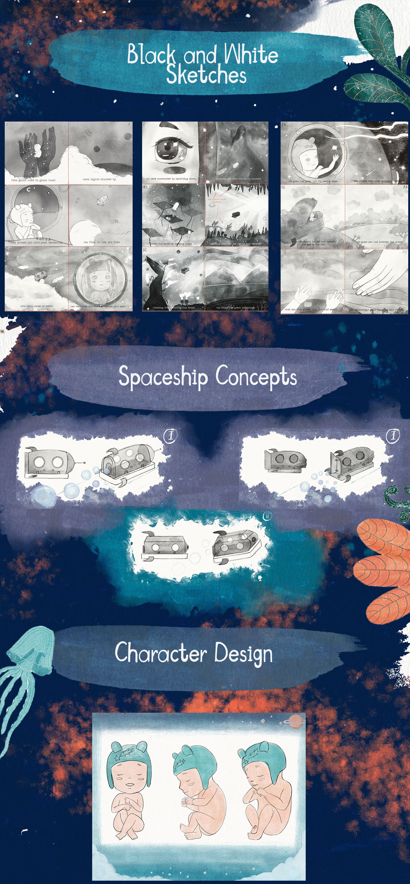 Книга "Spaceship Rocky" — Изображение №2 — Иллюстрация, Графика на Dprofile