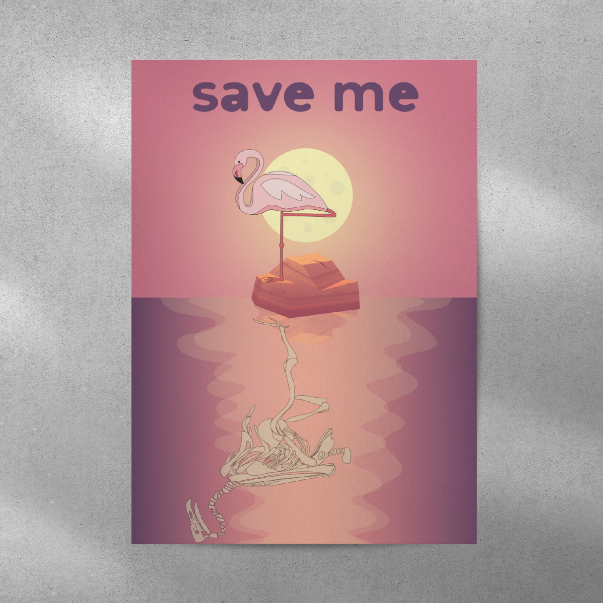 Flamingo's rescue poster — Изображение №6 — Иллюстрация, Графика на Dprofile