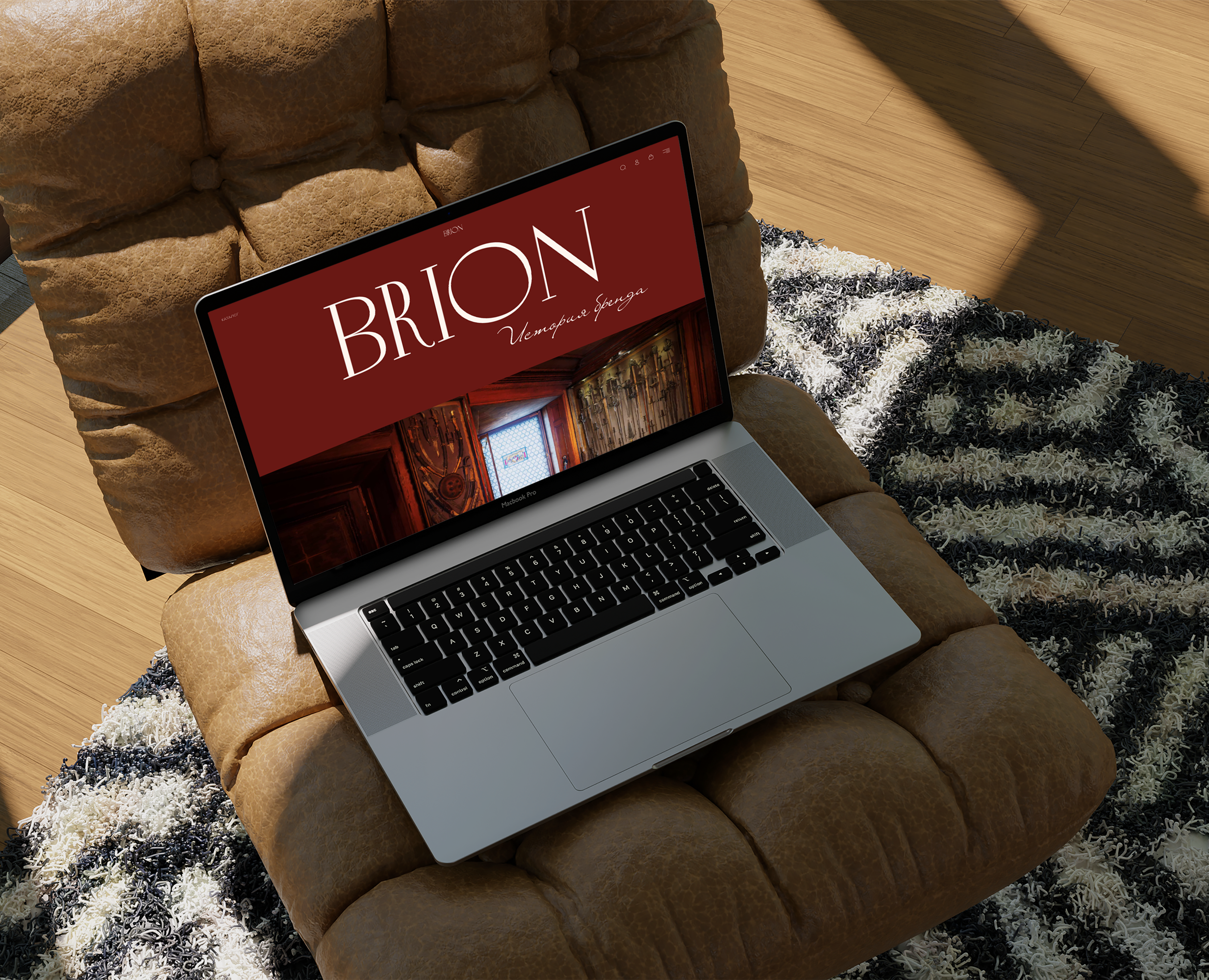 Сайт для магазина мебели Brion. UX/UI дизайн на Dprofile