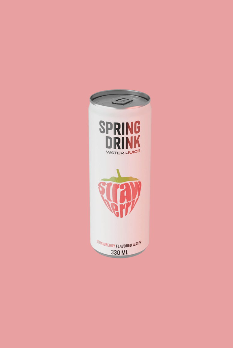 Дизайн упаковки для газировки Spring Drink — Изображение №2 — Брендинг, Иллюстрация на Dprofile