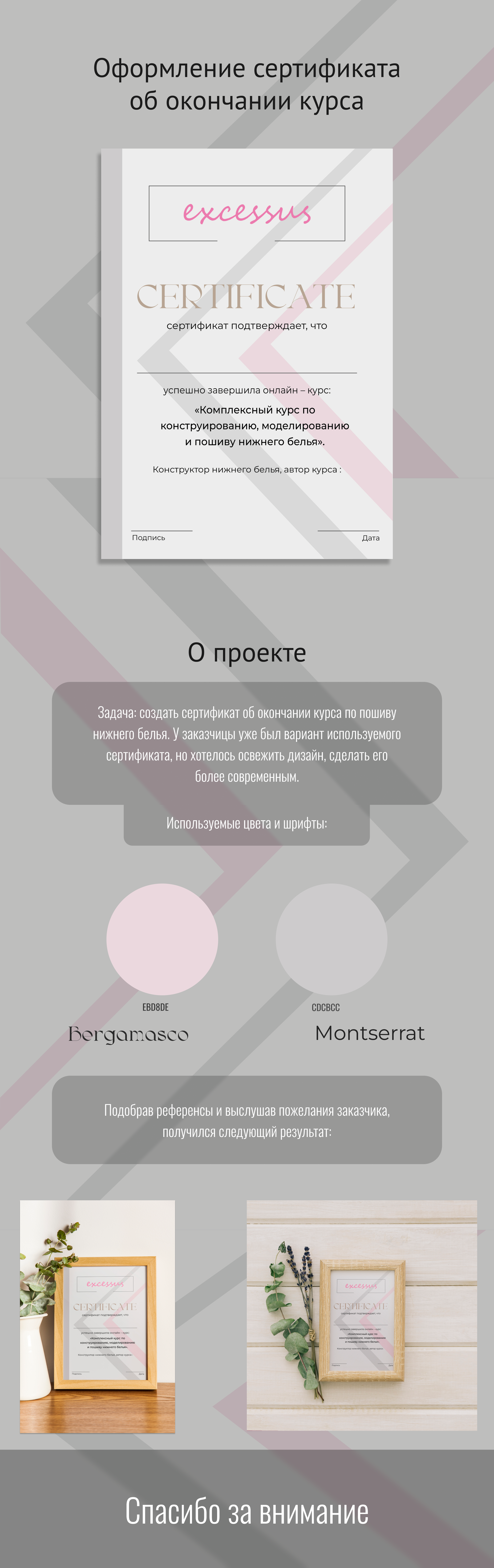 Сертификат об окончании курсов — Изображение №1 — Брендинг, Графика на Dprofile
