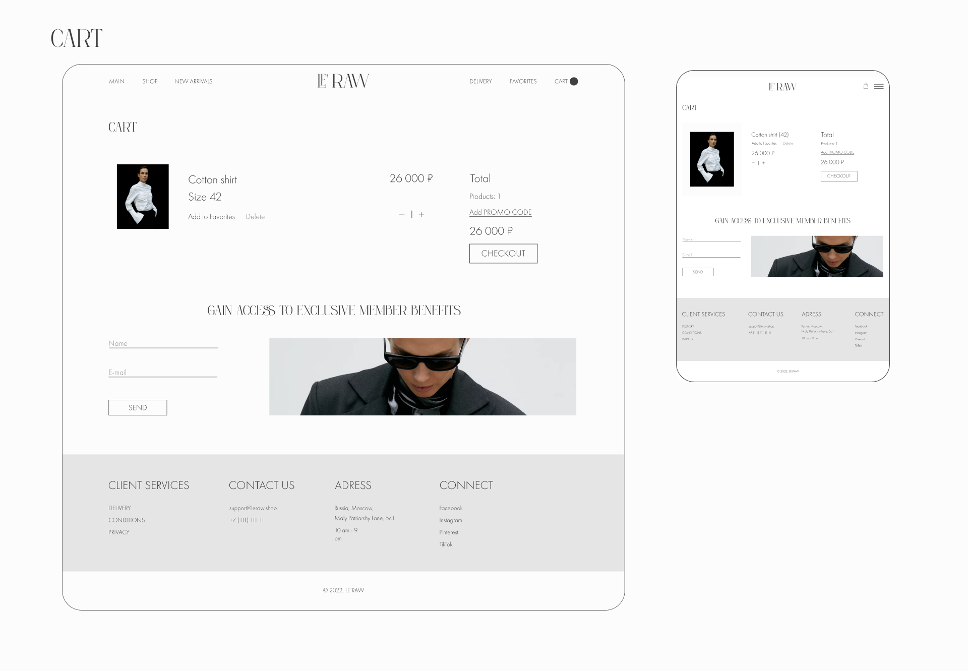 Premium online store | E-commerce redesign — Изображение №5 — Интерфейсы, Брендинг на Dprofile