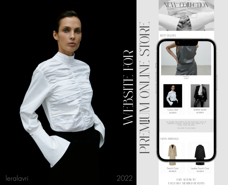 Premium online store | E-commerce redesign на Dprofile