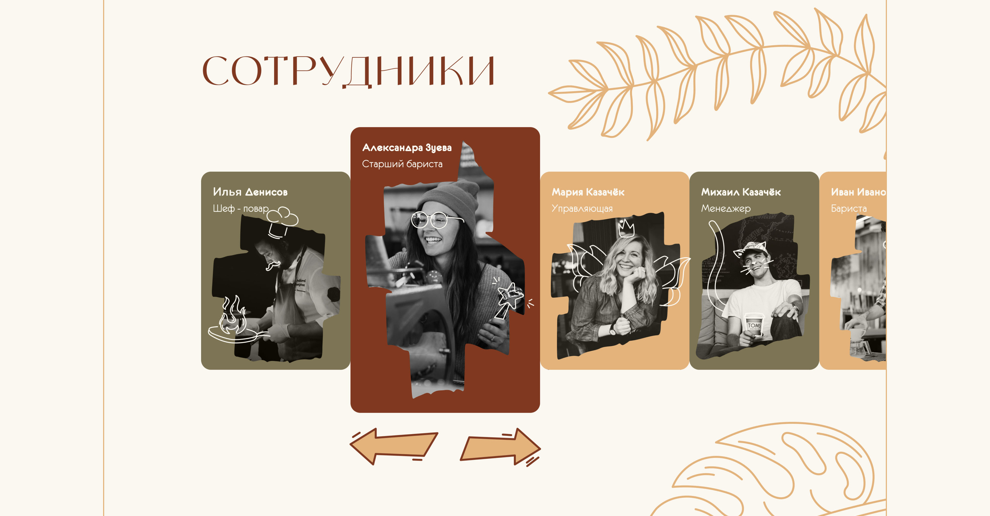 Лендинг для Эко кафе — Изображение №12 — Интерфейсы, Брендинг на Dprofile