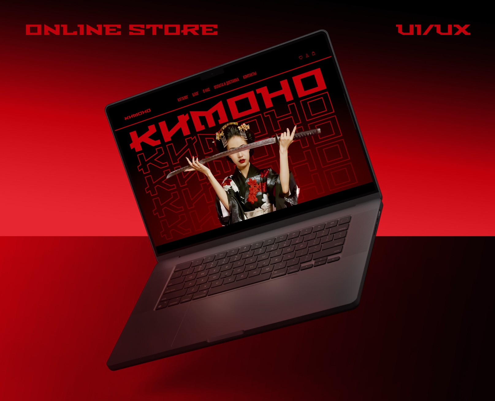 Online store KIMONO | UX/UI — Интерфейсы, Анимация на Dprofile