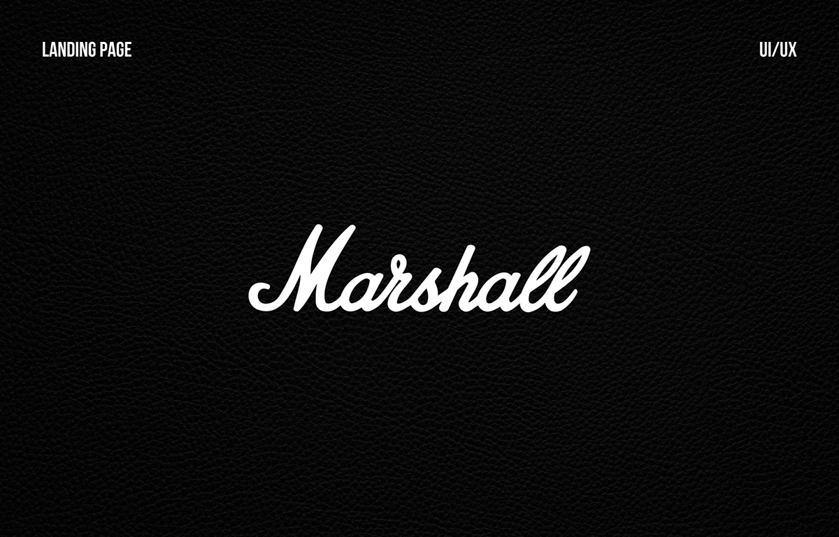 Landing page | Marshall | UX/UI — Изображение №1 — Интерфейсы, Анимация на Dprofile