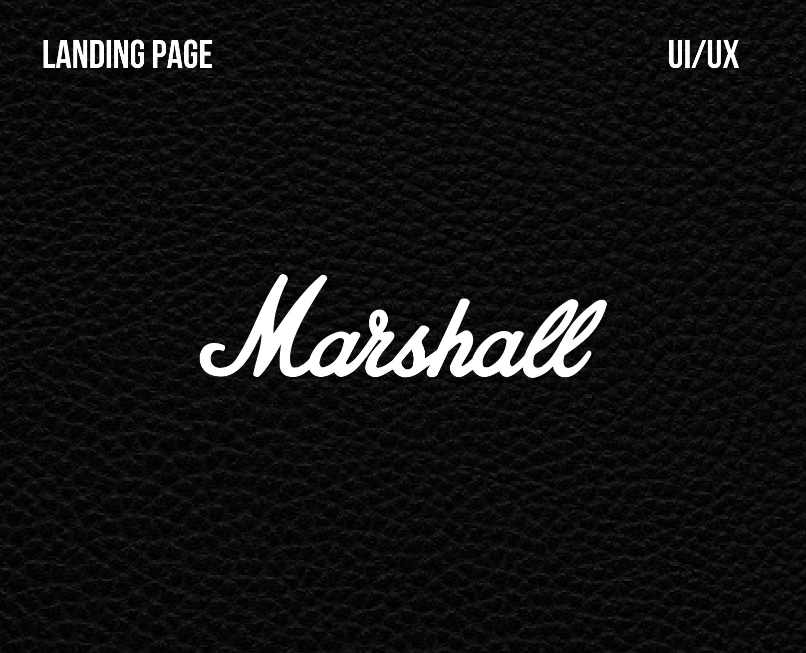 Landing page | Marshall | UX/UI — Интерфейсы, Анимация на Dprofile