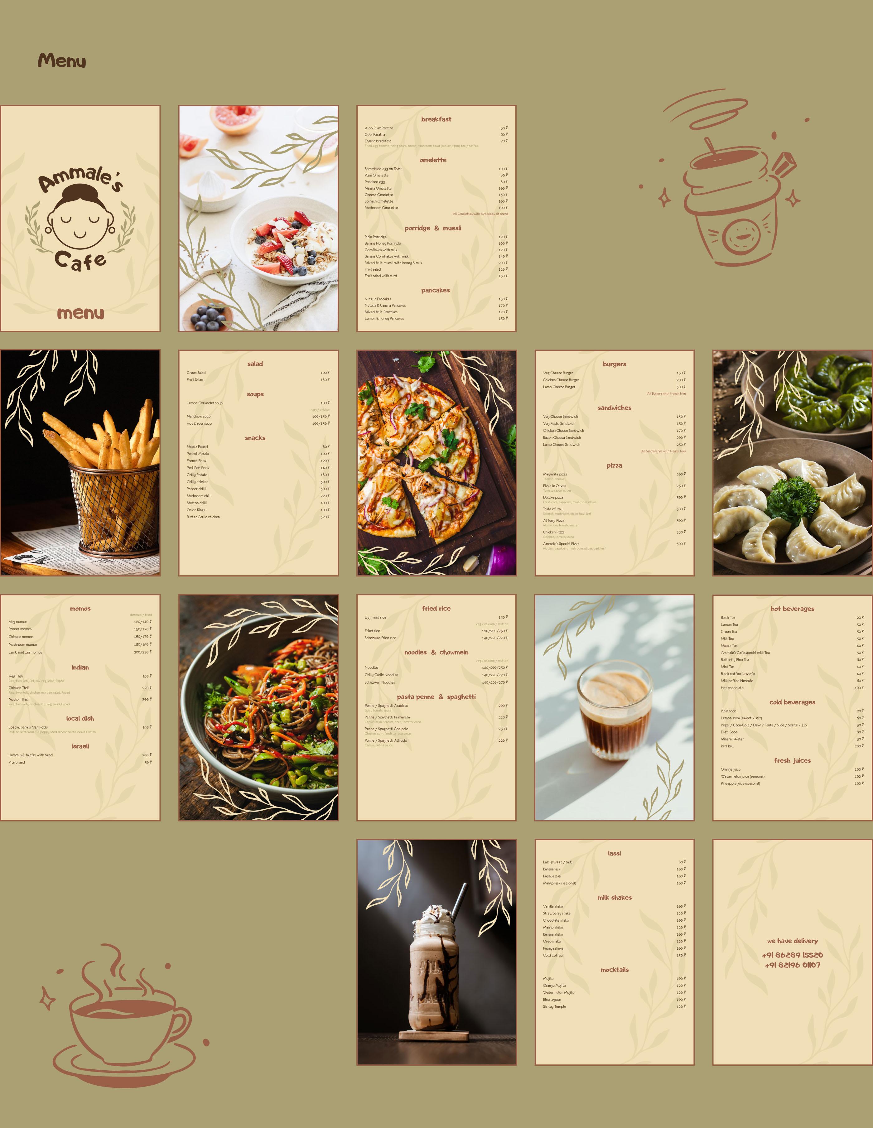 Branding & identity for Indian Cafe in Manali — Изображение №17 — Брендинг на Dprofile