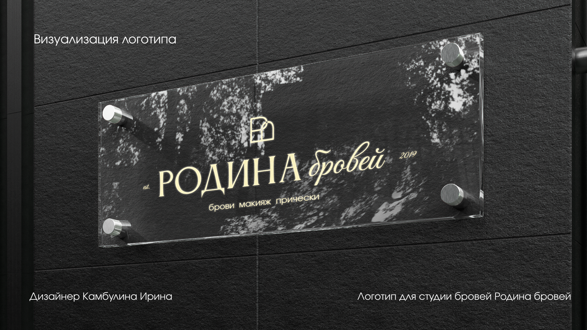 Логотип для студии бровей — Изображение №4 — Брендинг на Dprofile