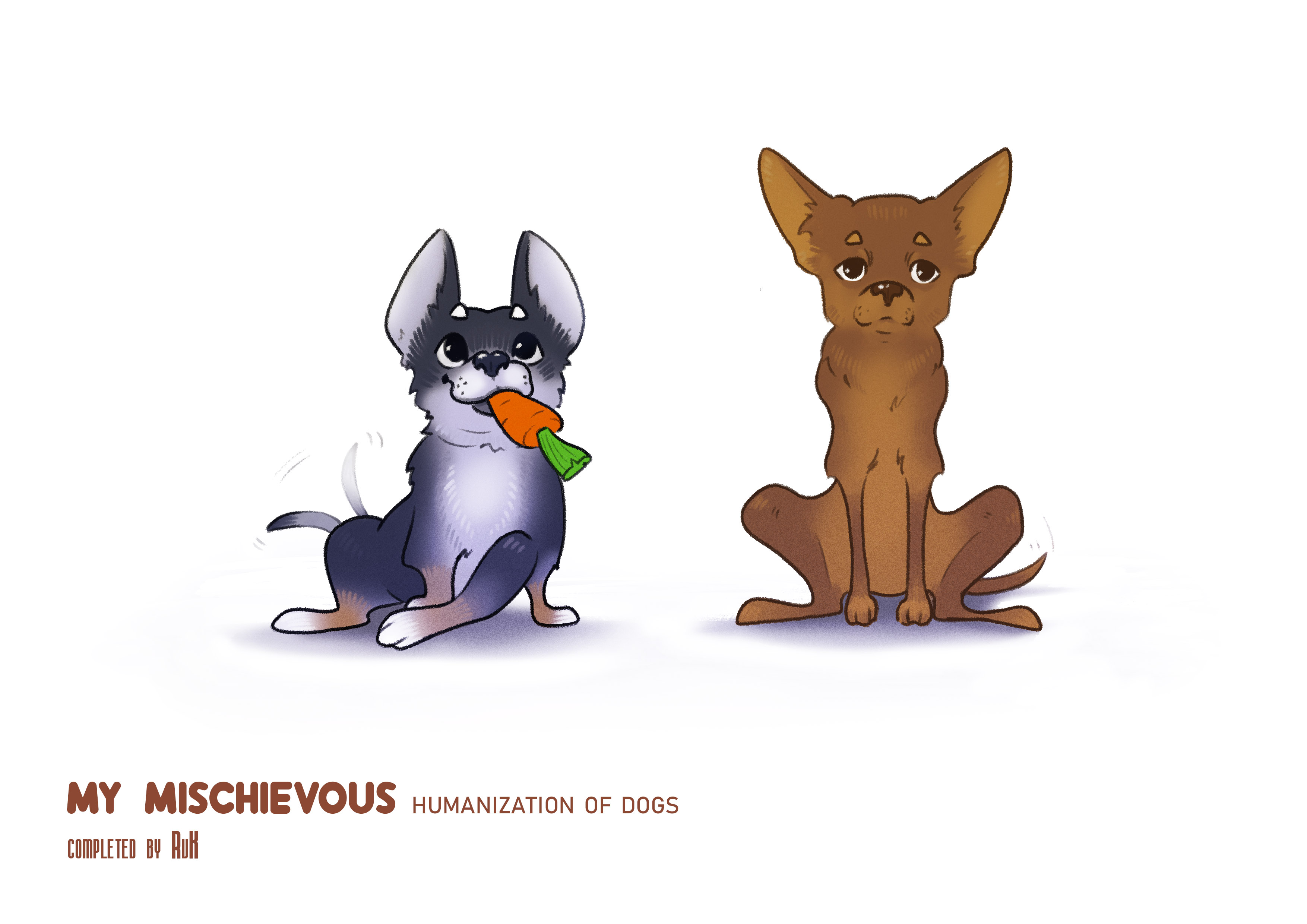 Хуманизация питомцев — Изображение №1 — Иллюстрация на Dprofile