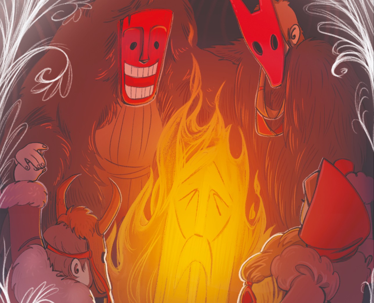 Карачун - открытки и стикерпаки — Брендинг, Иллюстрация на Dprofile