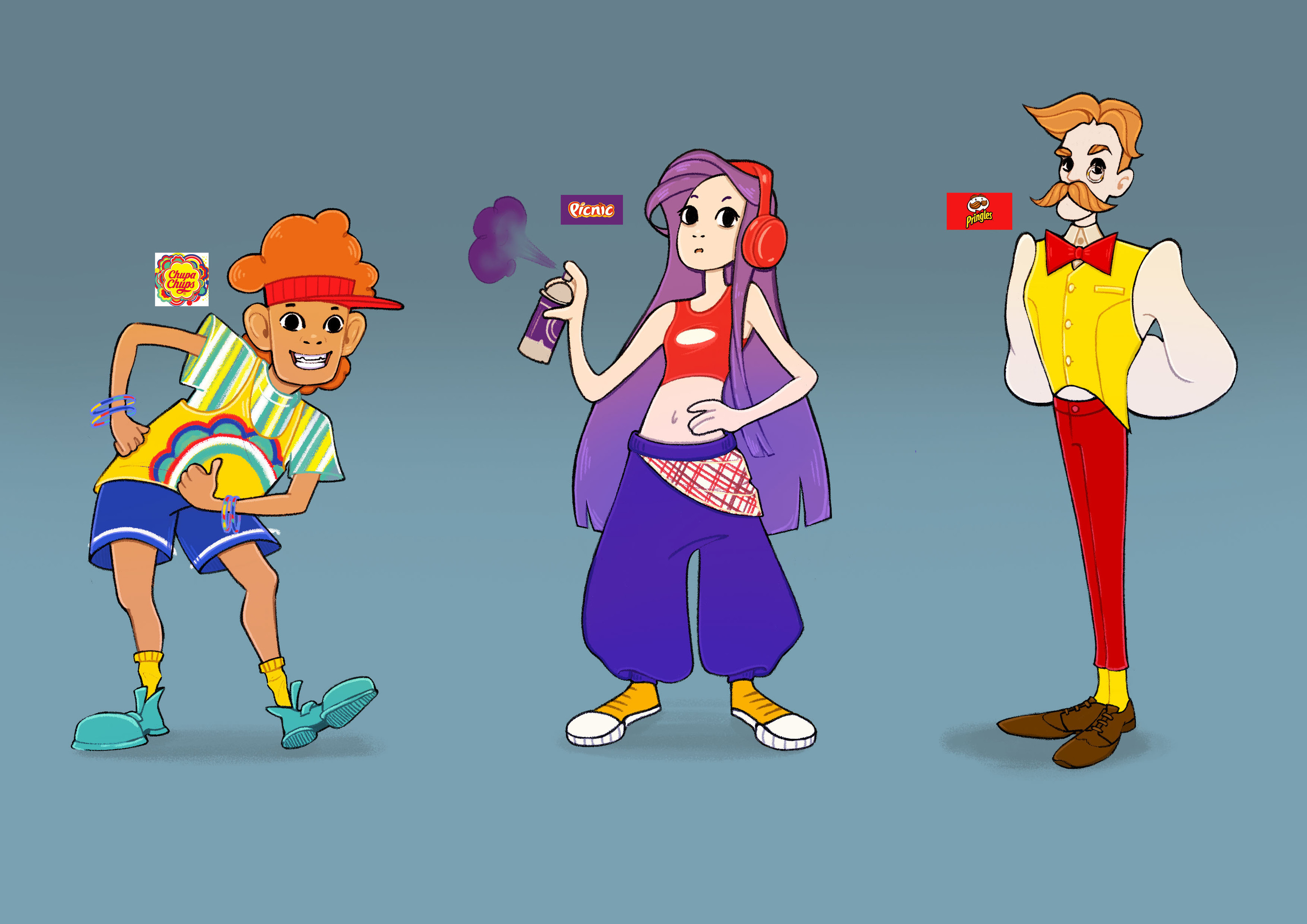 Хуманизация брендов/маскот — Изображение №1 — Иллюстрация на Dprofile