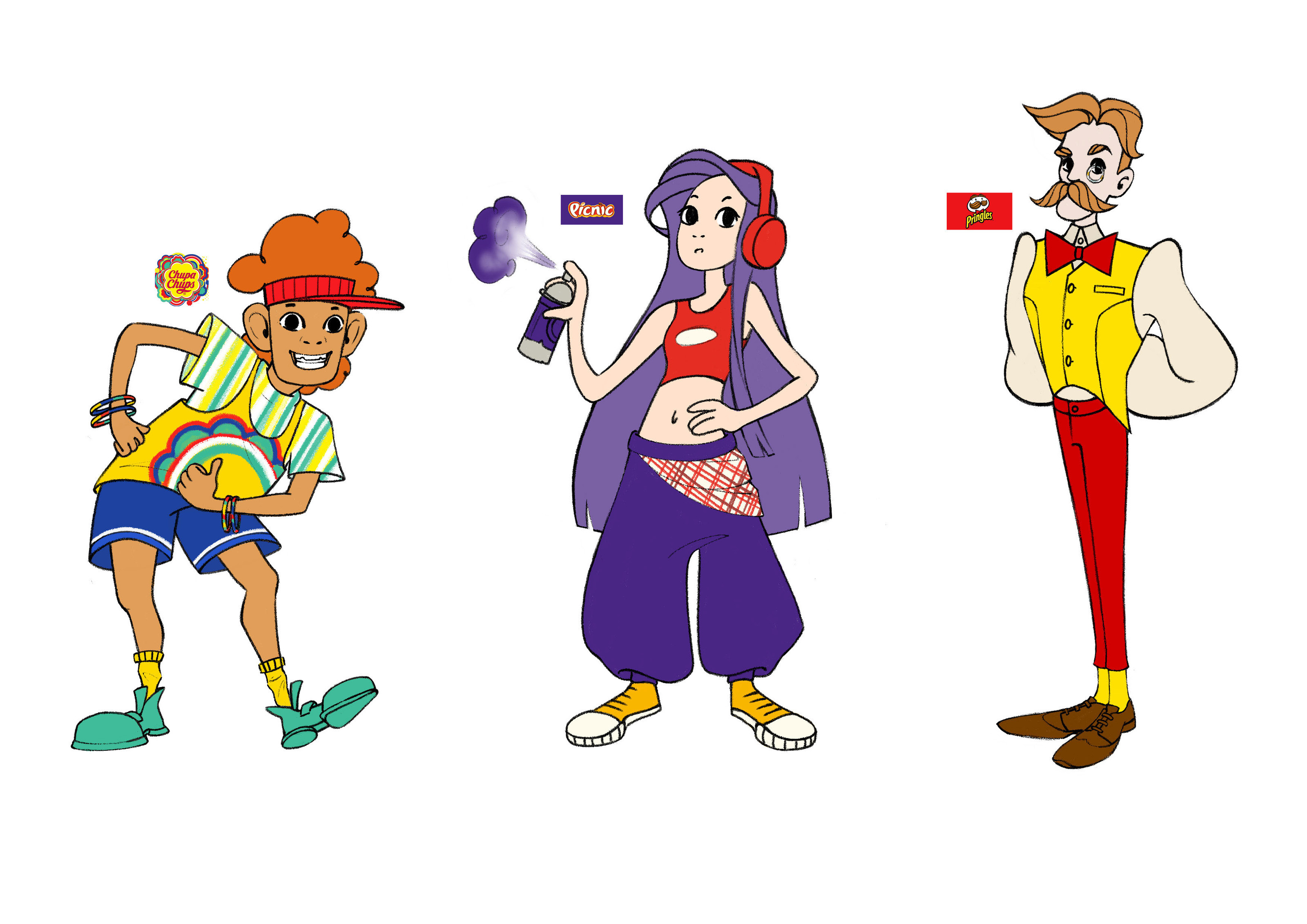 Хуманизация брендов/маскот — Изображение №3 — Иллюстрация на Dprofile