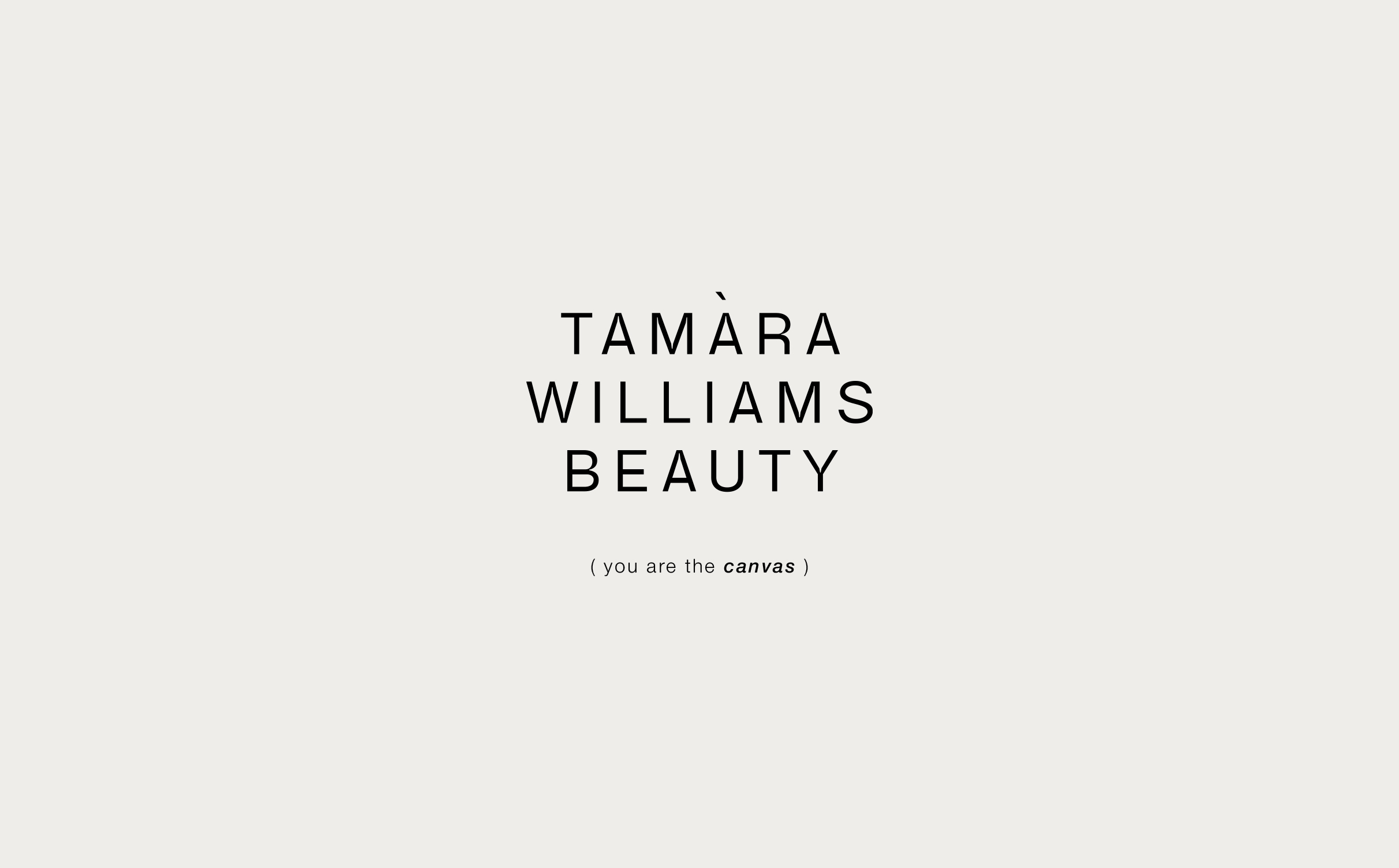 Tamara Williams Beauty — Изображение №1 — Брендинг на Dprofile