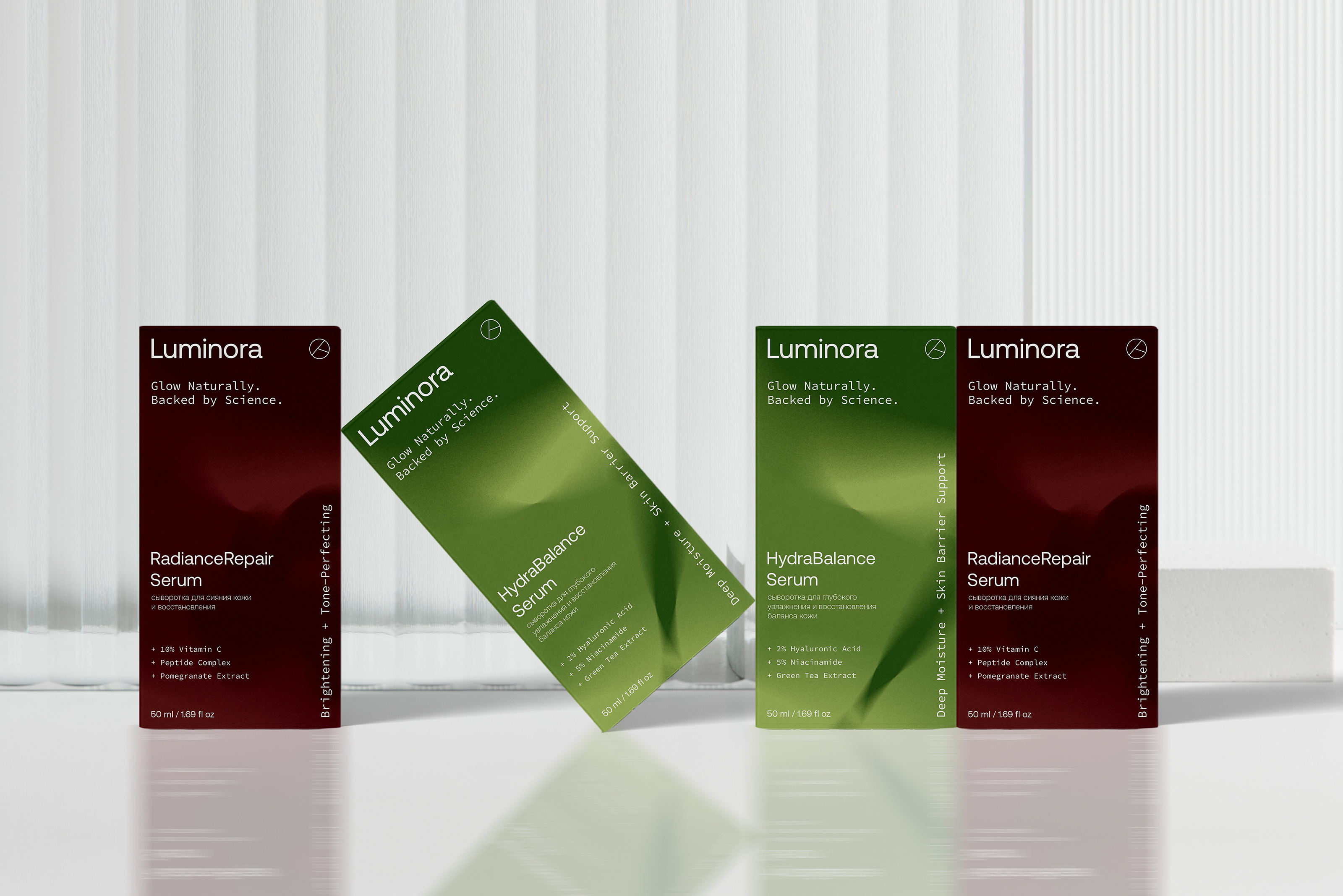 Luminora бренд уходовых средств — Изображение №2 — Брендинг на Dprofile