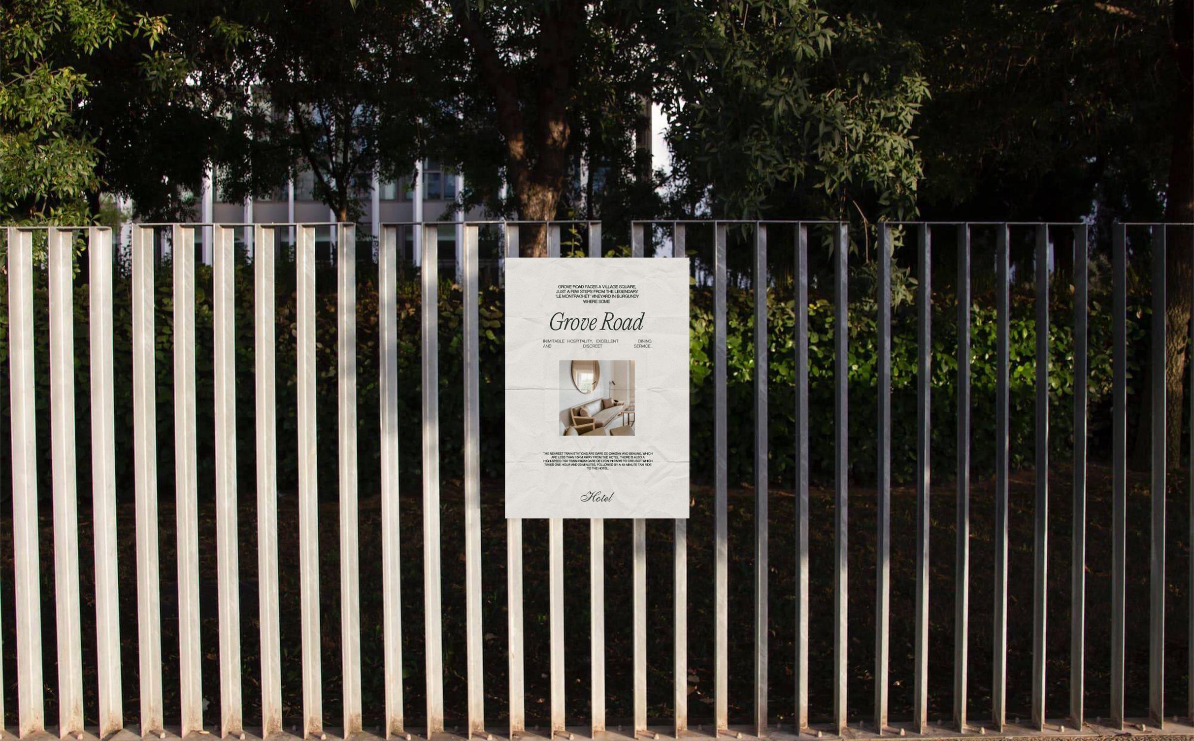 GROVE ROAD | Branding for hotel — Изображение №8 — Брендинг на Dprofile