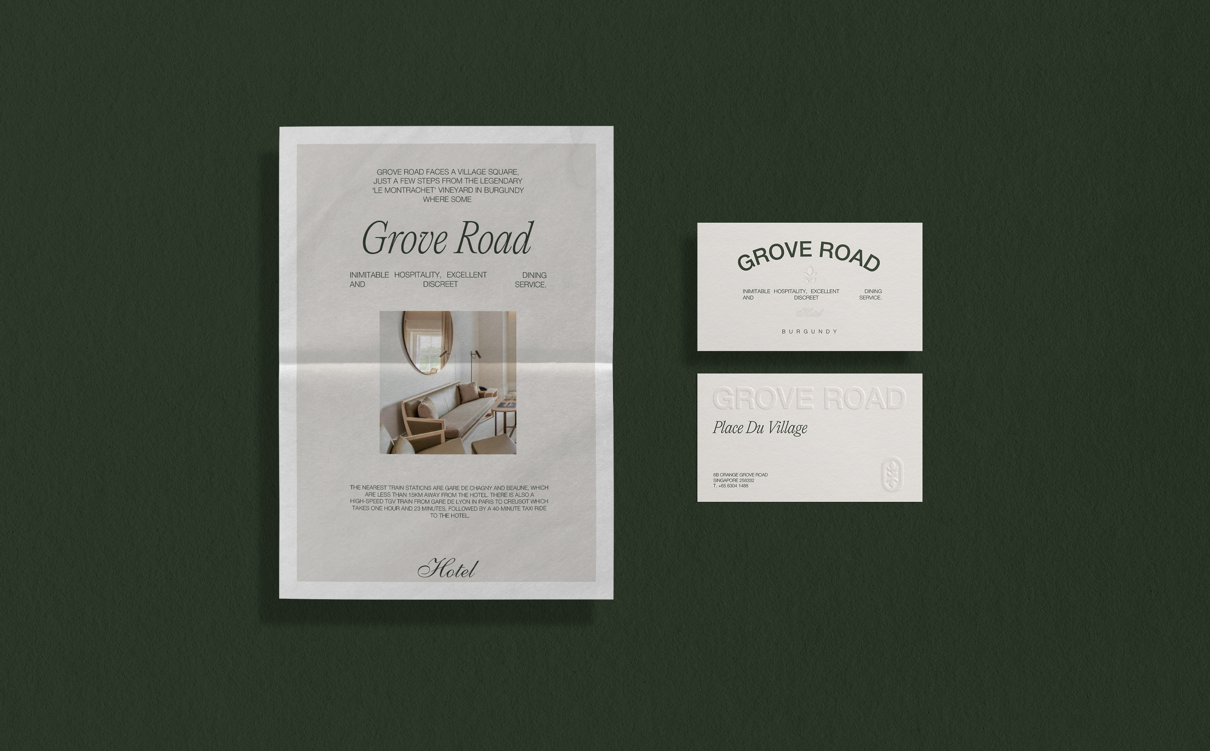 GROVE ROAD | Branding for hotel — Изображение №5 — Брендинг на Dprofile