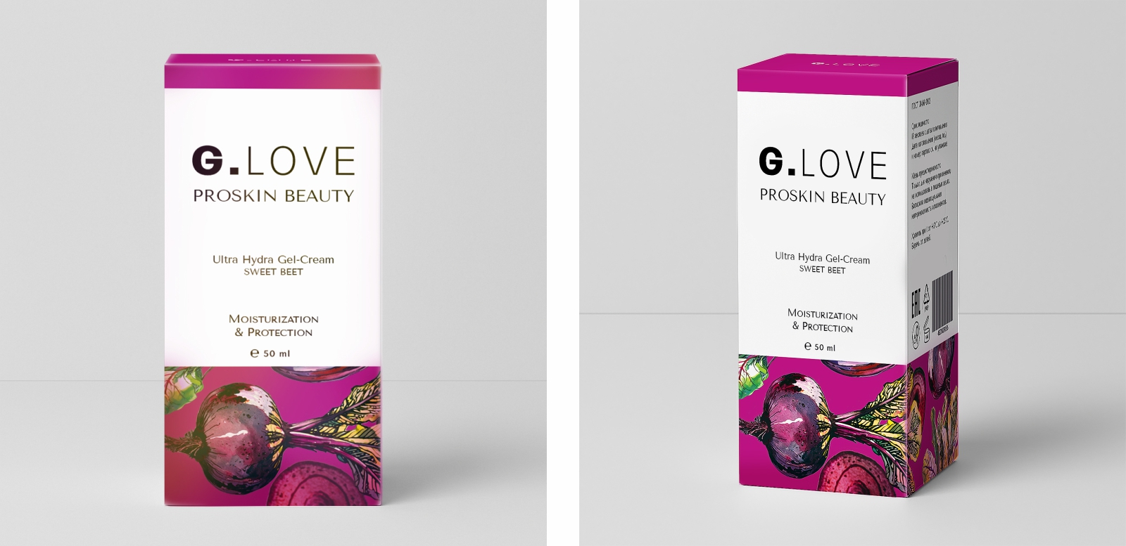 Редизайн упаковки крем-геля компании G.Love — Изображение №3 — Брендинг, Графика на Dprofile