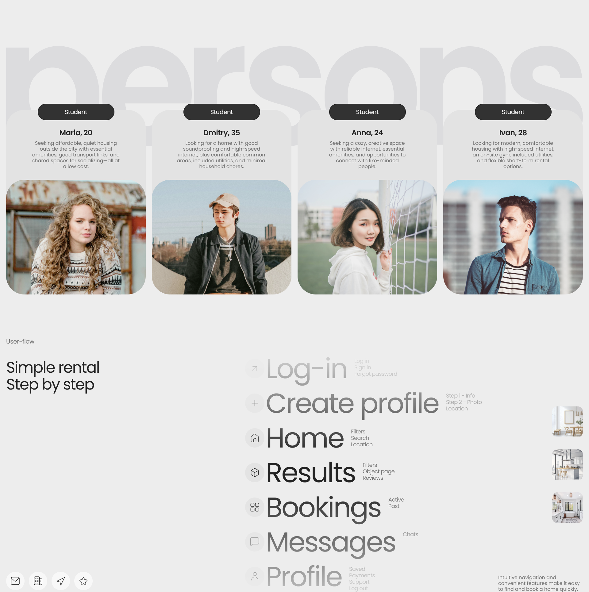 ROOMLY | Co-living Mobile App — Изображение №4 — Интерфейсы на Dprofile