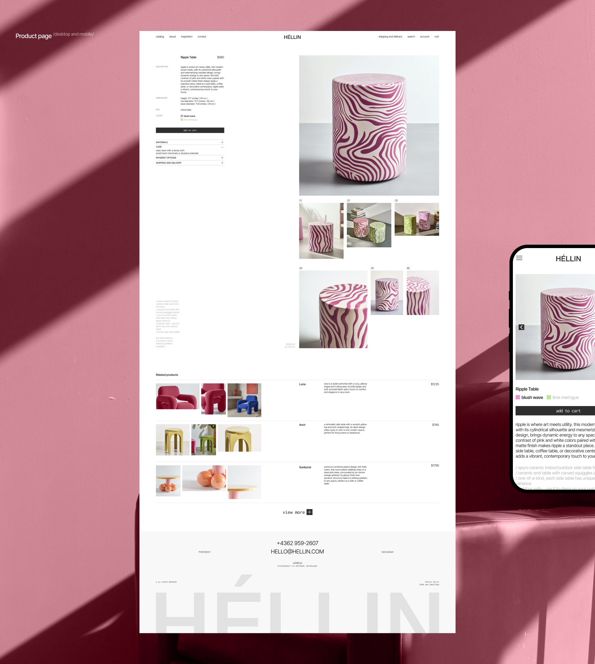 Héllin | E-Commerce Design Concept — Изображение №6 — Интерфейсы на Dprofile