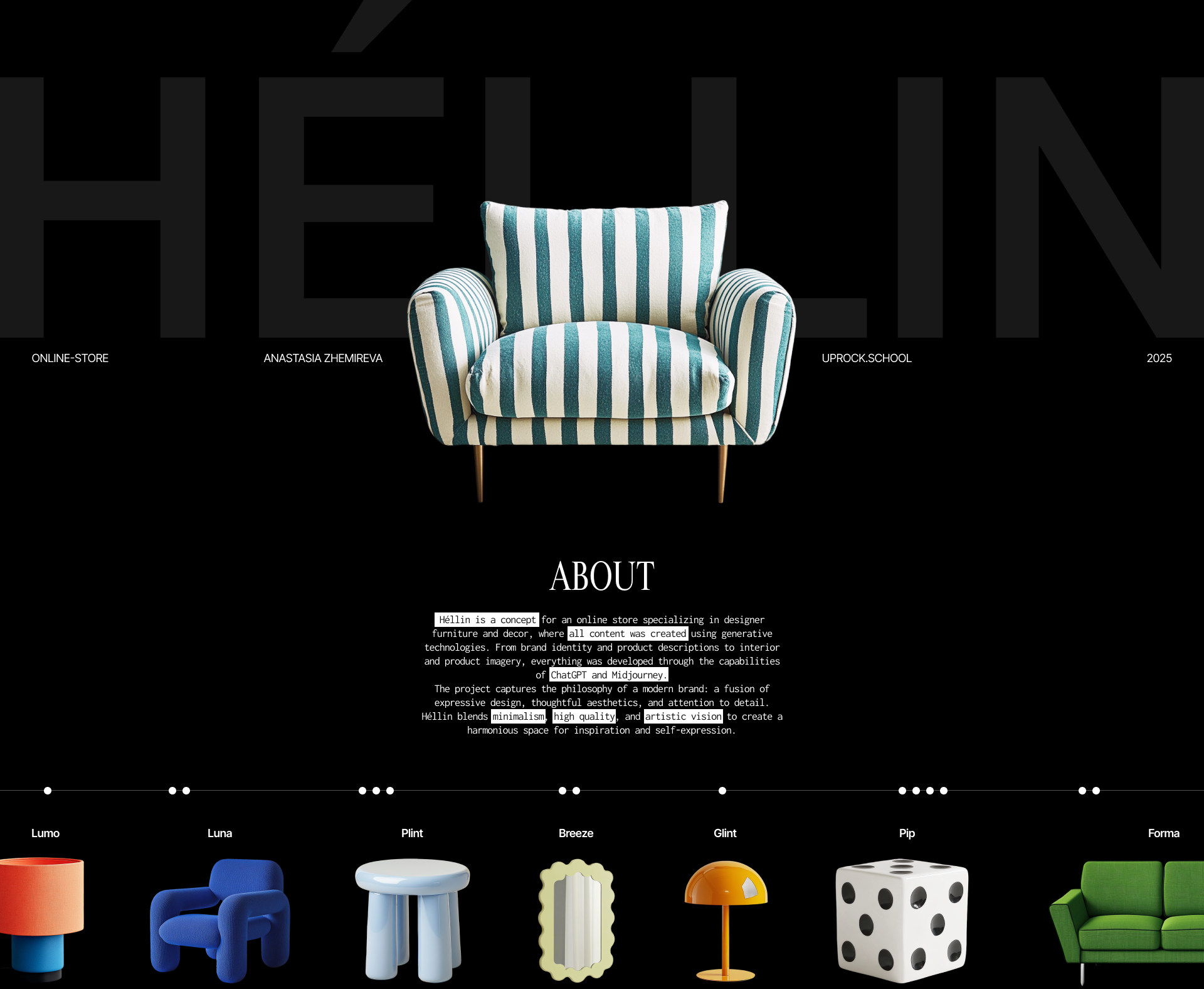 Héllin | E-Commerce Design Concept — Изображение №1 — Интерфейсы на Dprofile