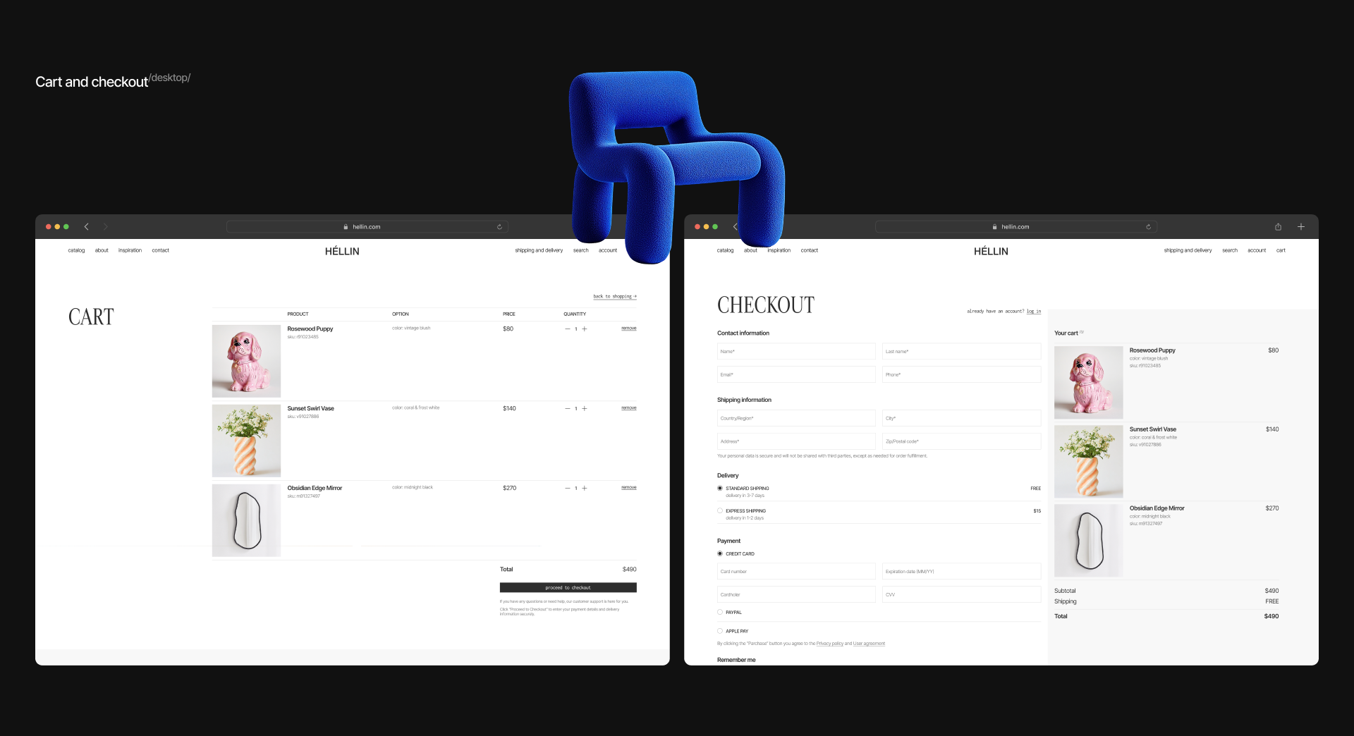 Héllin | E-Commerce Design Concept — Изображение №8 — Интерфейсы на Dprofile
