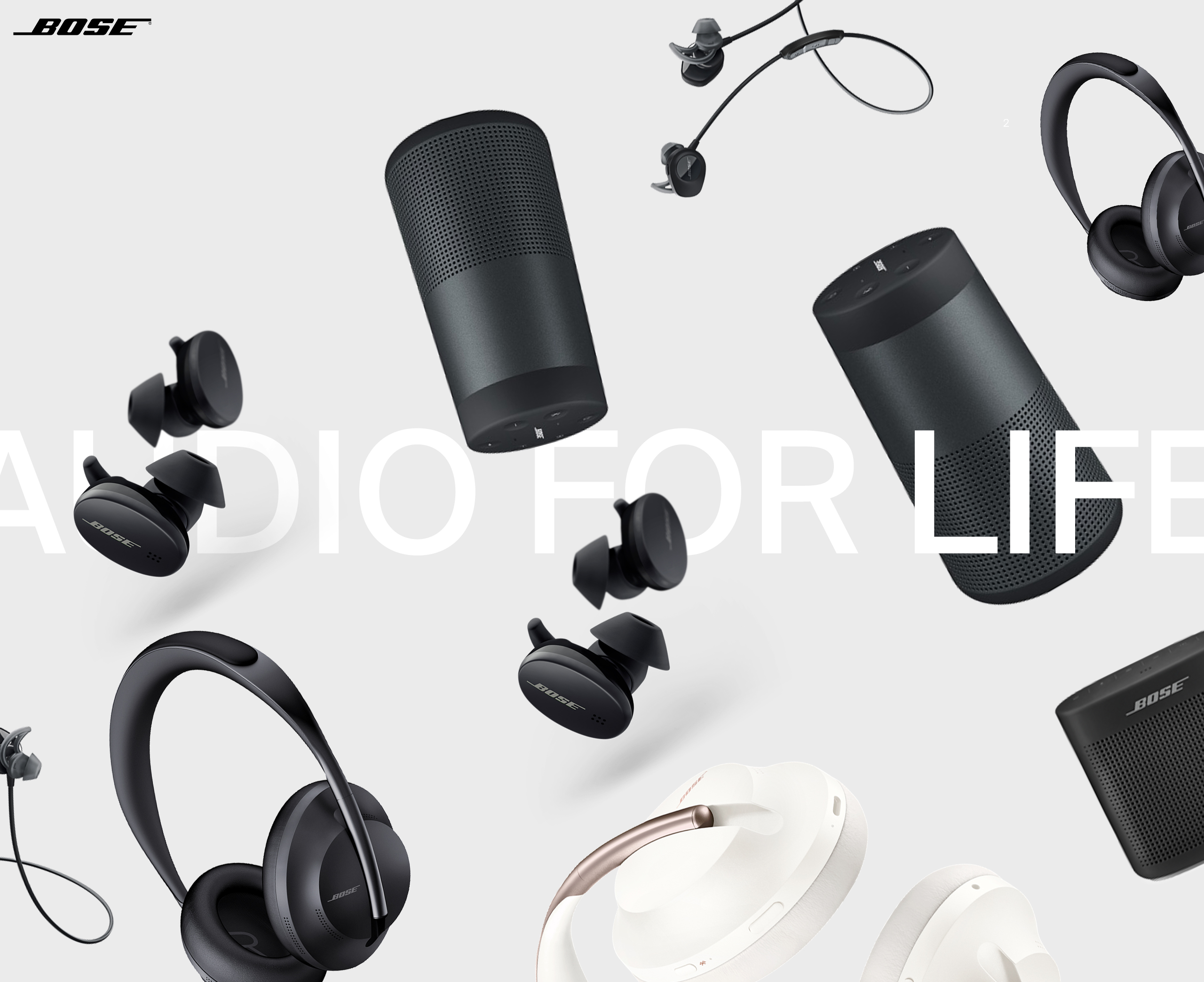 BOSE — Изображение №1 — Интерфейсы, Брендинг, Графика на Dprofile