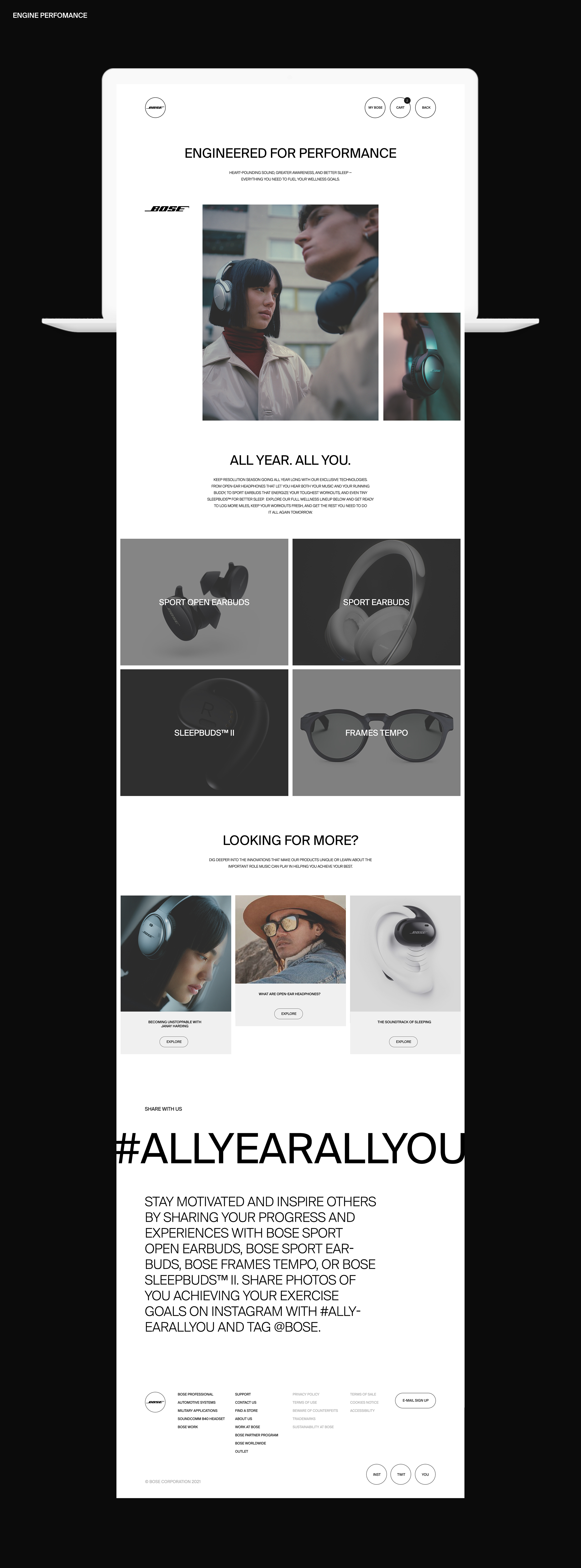 BOSE — Изображение №20 — Интерфейсы, Брендинг, Графика на Dprofile