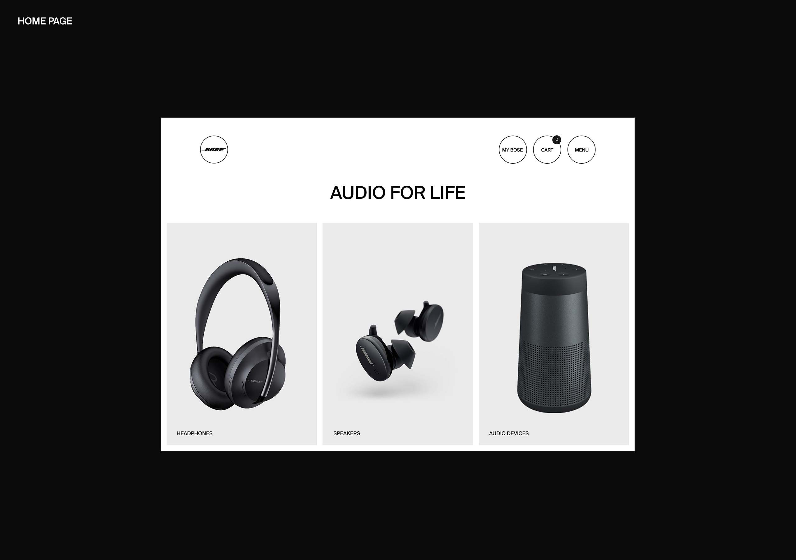 BOSE — Изображение №14 — Интерфейсы, Брендинг, Графика на Dprofile
