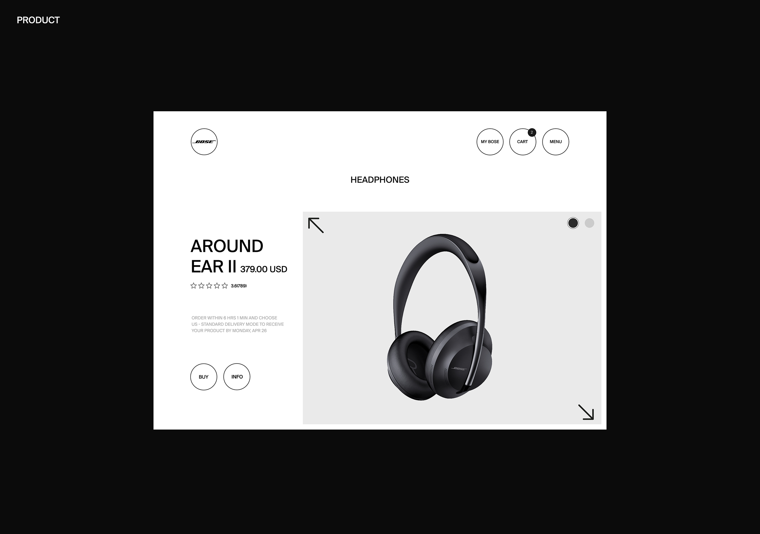 BOSE — Изображение №17 — Интерфейсы, Брендинг, Графика на Dprofile