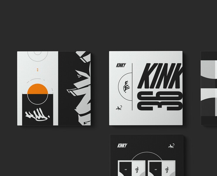 KINKY — Basketball Team — Брендинг, Графика на Dprofile