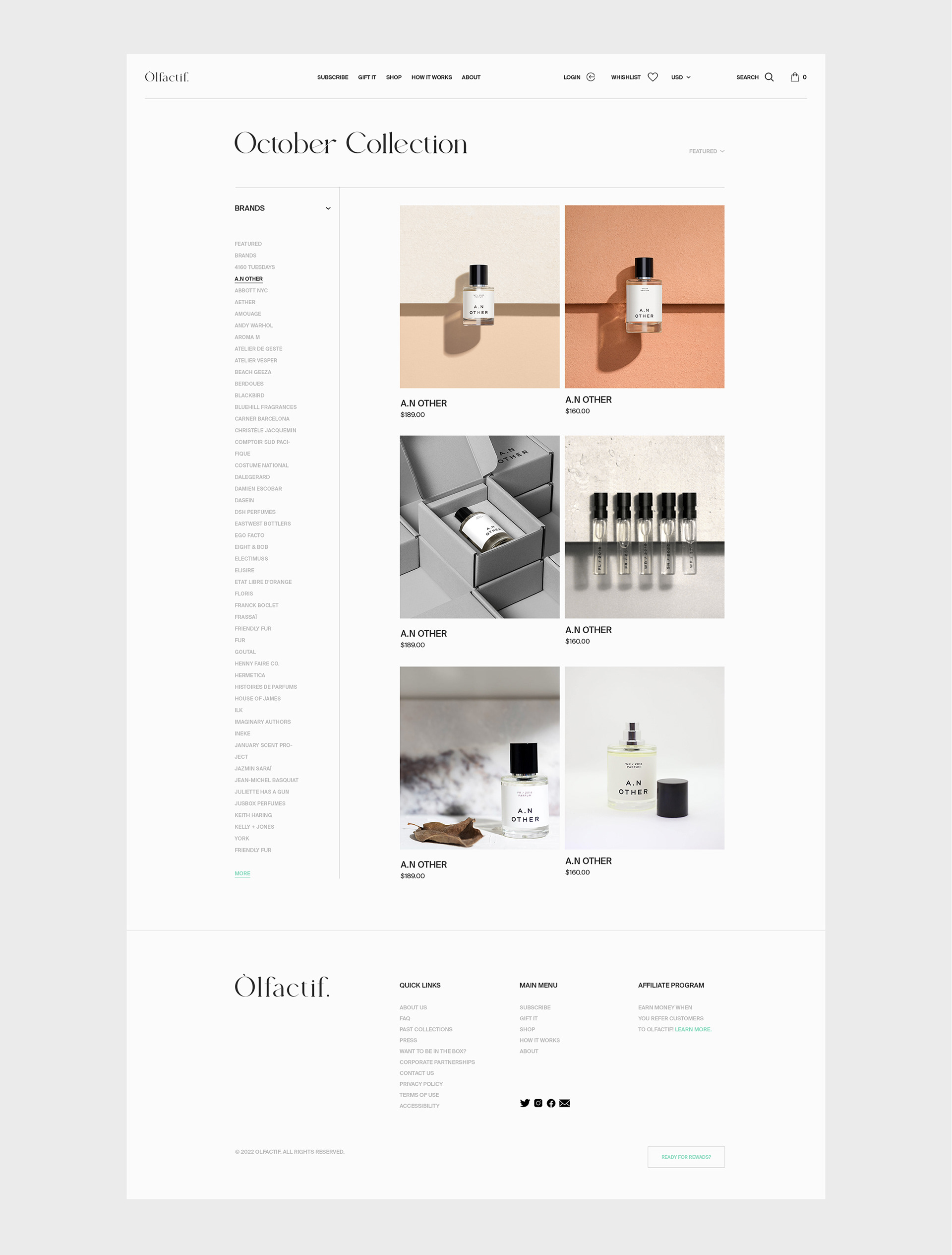 Olfactif — Изображение №13 — Интерфейсы, Брендинг на Dprofile