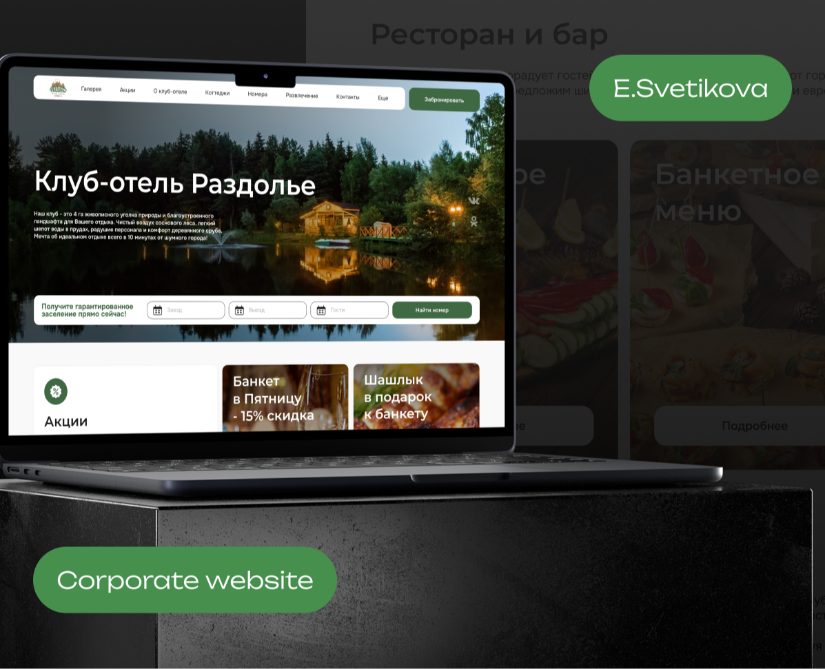 Razdolie | Corporate website на Dprofile