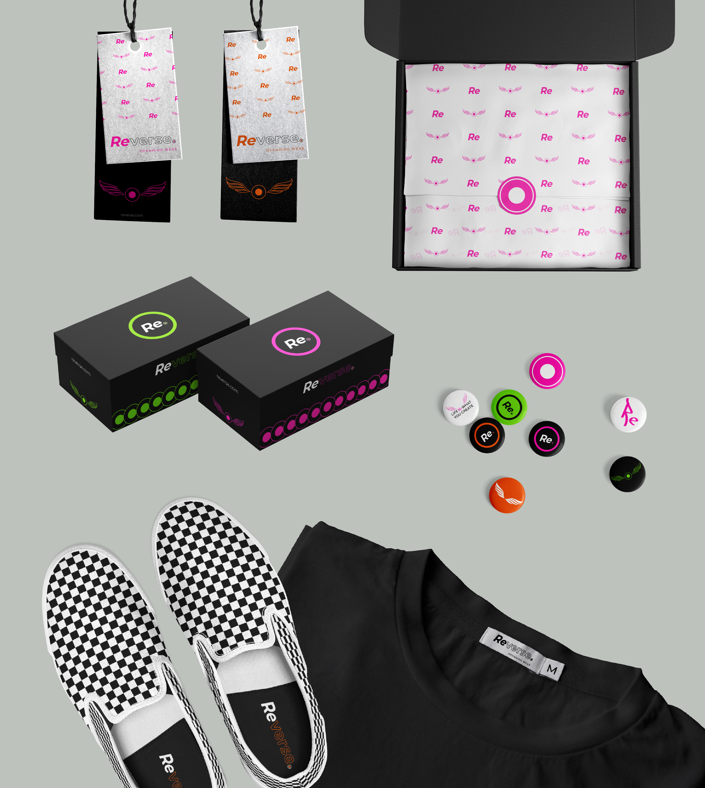 Reverse | Identity for clothes brand | Фирменный стиль — Изображение №8 — Брендинг, Графика на Dprofile