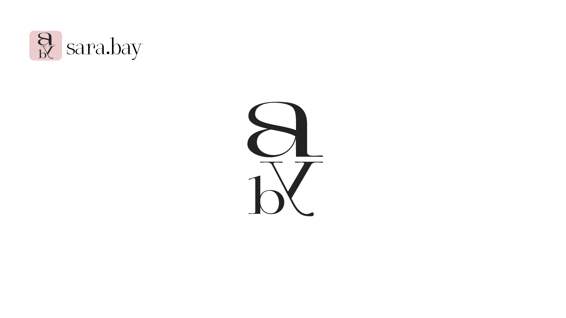 Логотип sara.bay — Изображение №2 — Брендинг на Dprofile