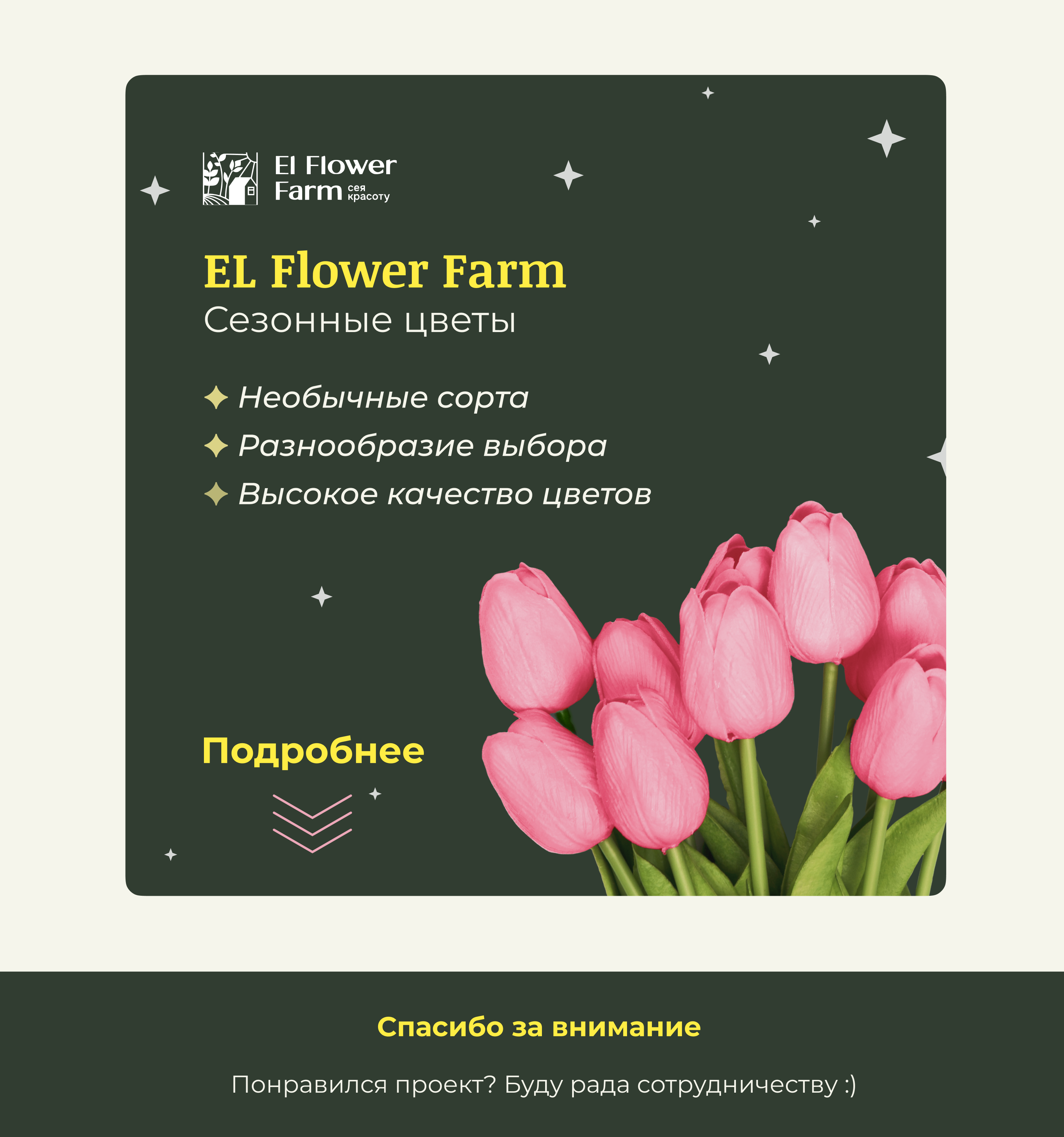 Баннеры для цветочной фермы — Изображение №4 — Графика, Маркетинг на Dprofile